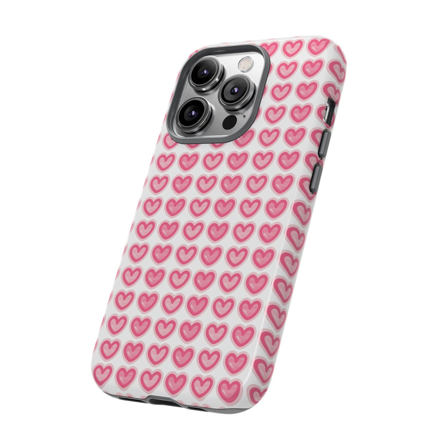 Hearts Pattern - Tough Cases iPhone Samsung Google Pixel - MahaCase