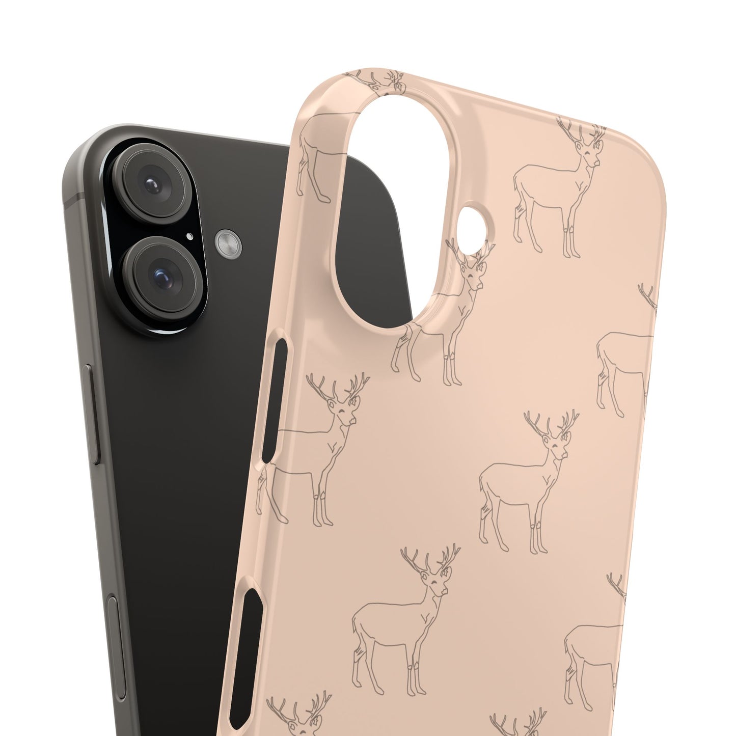 Deer Pattern #03-Slim iPhone Cases - MahaCase