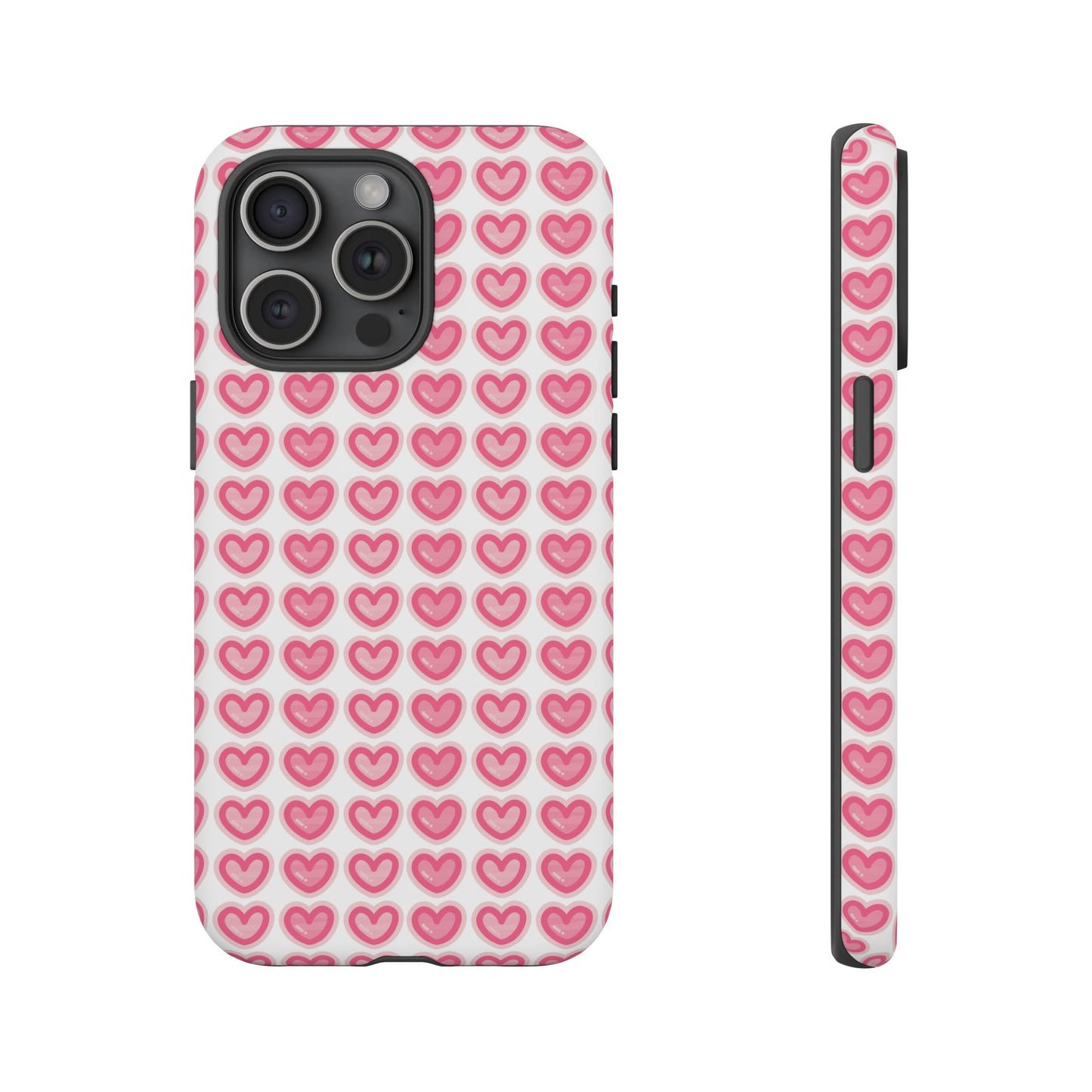 Hearts Pattern - Tough Cases iPhone Samsung Google Pixel - MahaCase