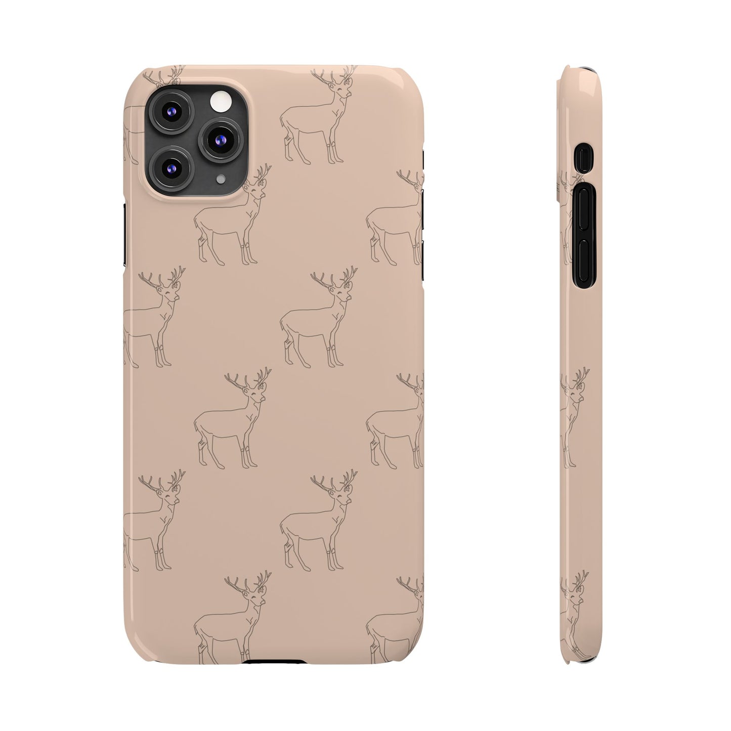 Deer Pattern #03-Slim iPhone Cases - MahaCase