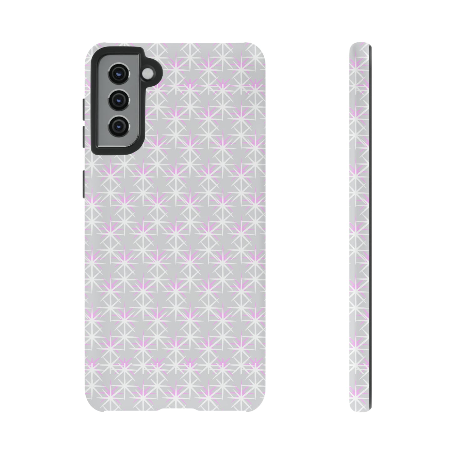 Grey Skies, Pink Stars-Tough Cases - MahaCase