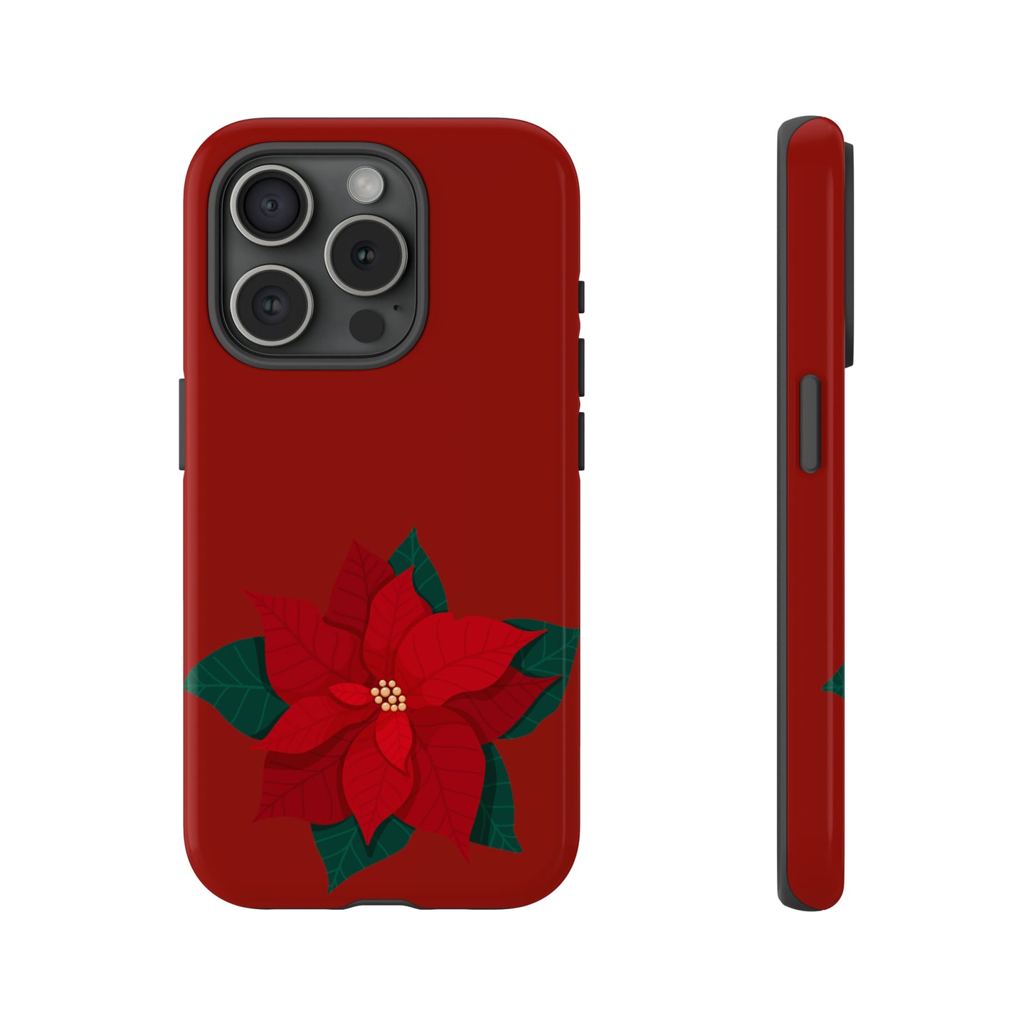 Poinsettia Charm #12-Tough Cases - MahaCase