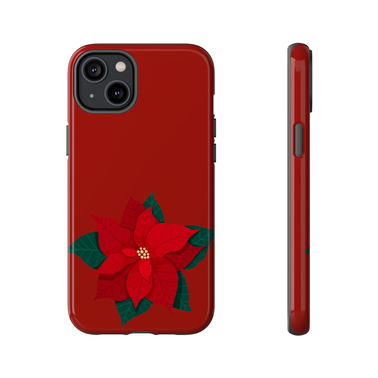 Poinsettia Charm #12-Tough Cases - MahaCase