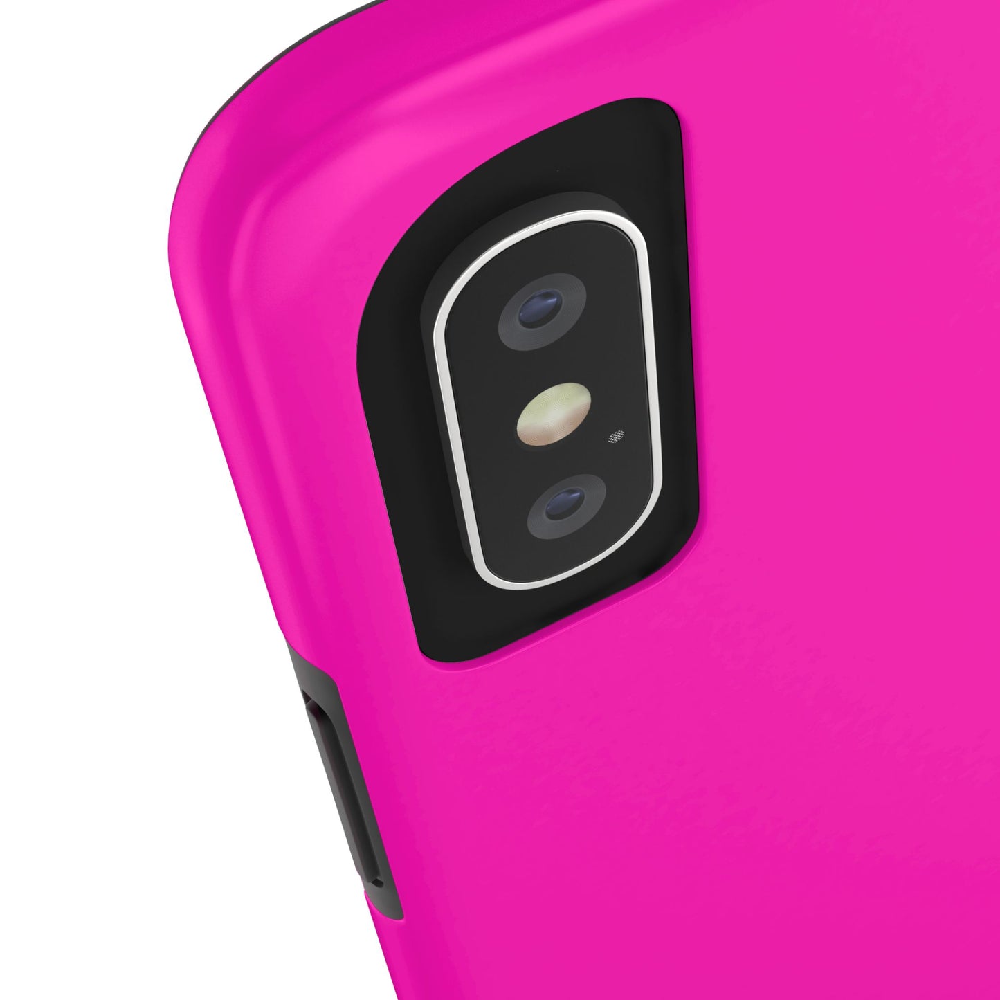 Simple Hot Pink-Tough Phone Cases - MahaCase