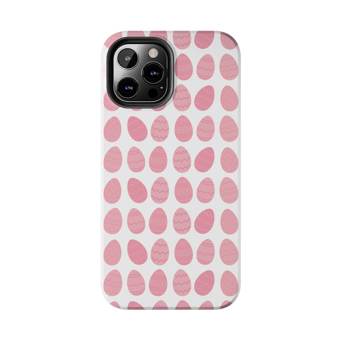 Pink Easter Egg Tough Phone Cases - Durable Protection for Spring Celebrations iPhone Samsung Galaxy - MahaCase