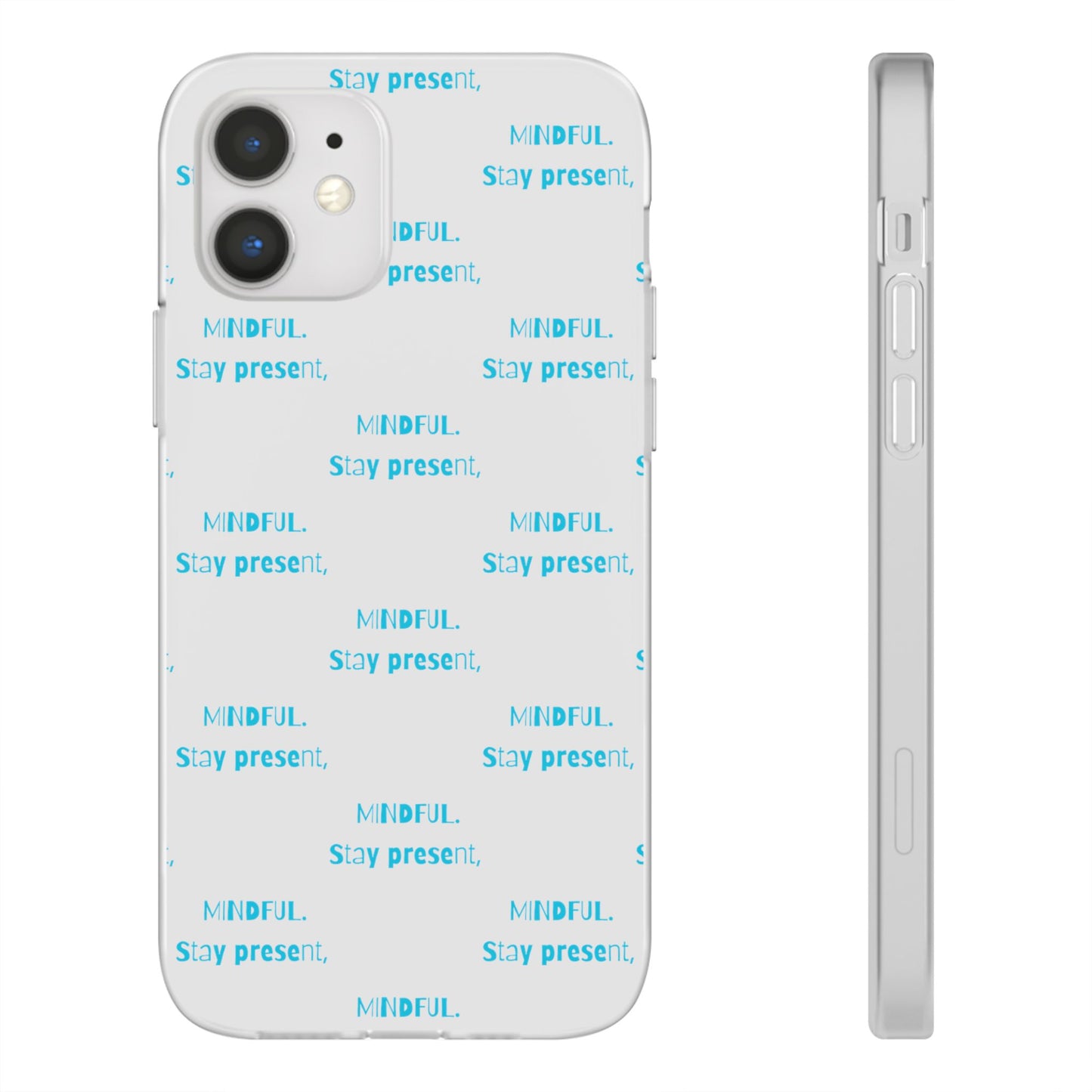 Stay Present Mindful #12 Flexi Cases iPhone Samsung Gift Packaging - MahaCase