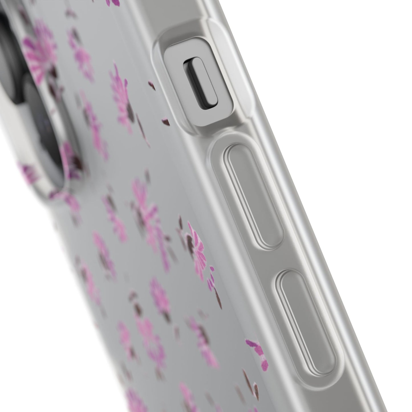 Floral Flexible Phone Case - Flower Pattern, Cute Gift for Her, Stylish Accessory, Spring Vibe, Lightweight Protective Cover- iPhone, Samsung, Gift Packaging - MahaCase