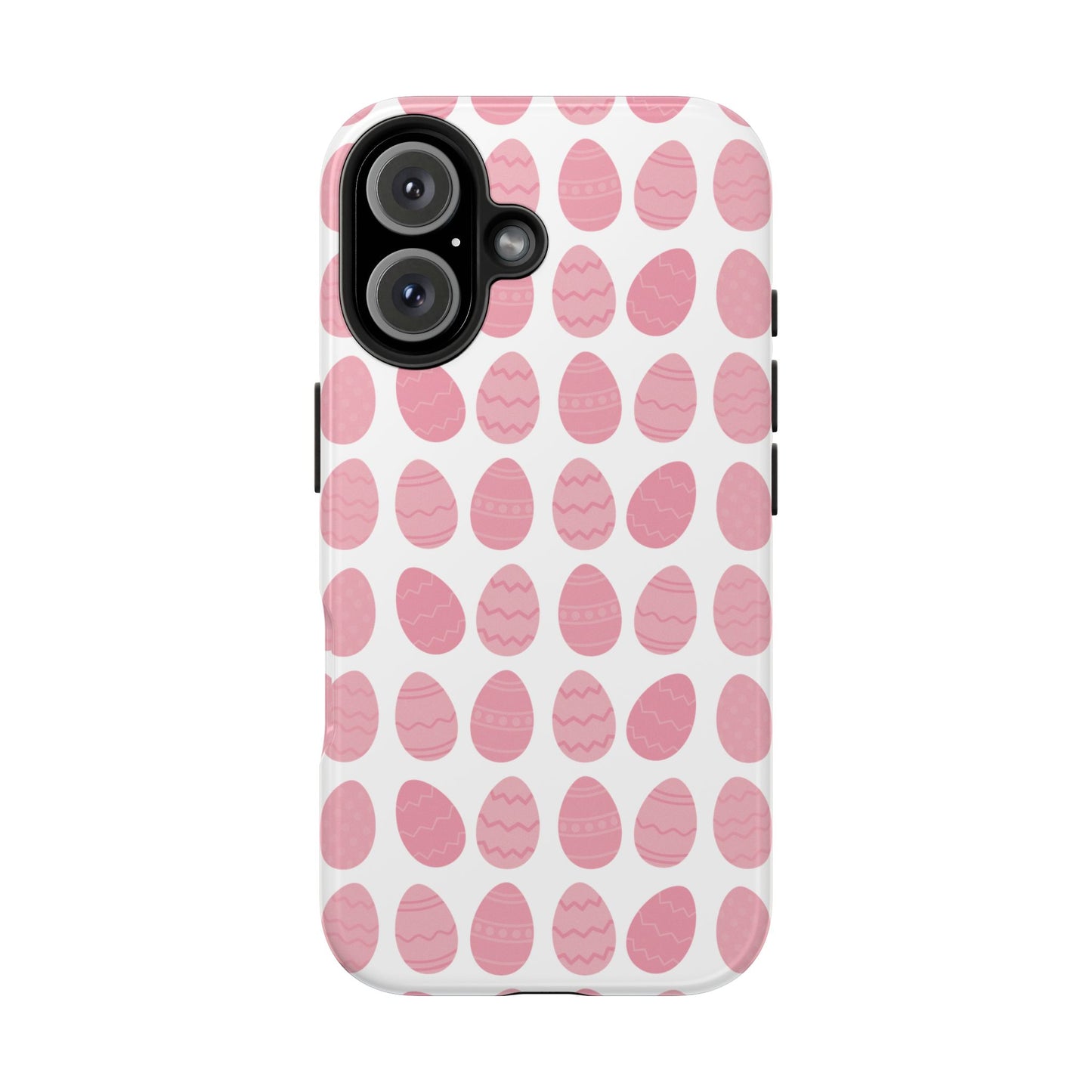 Pink Easter Egg Tough Phone Cases - Durable Protection for Spring Celebrations iPhone Samsung Galaxy - MahaCase