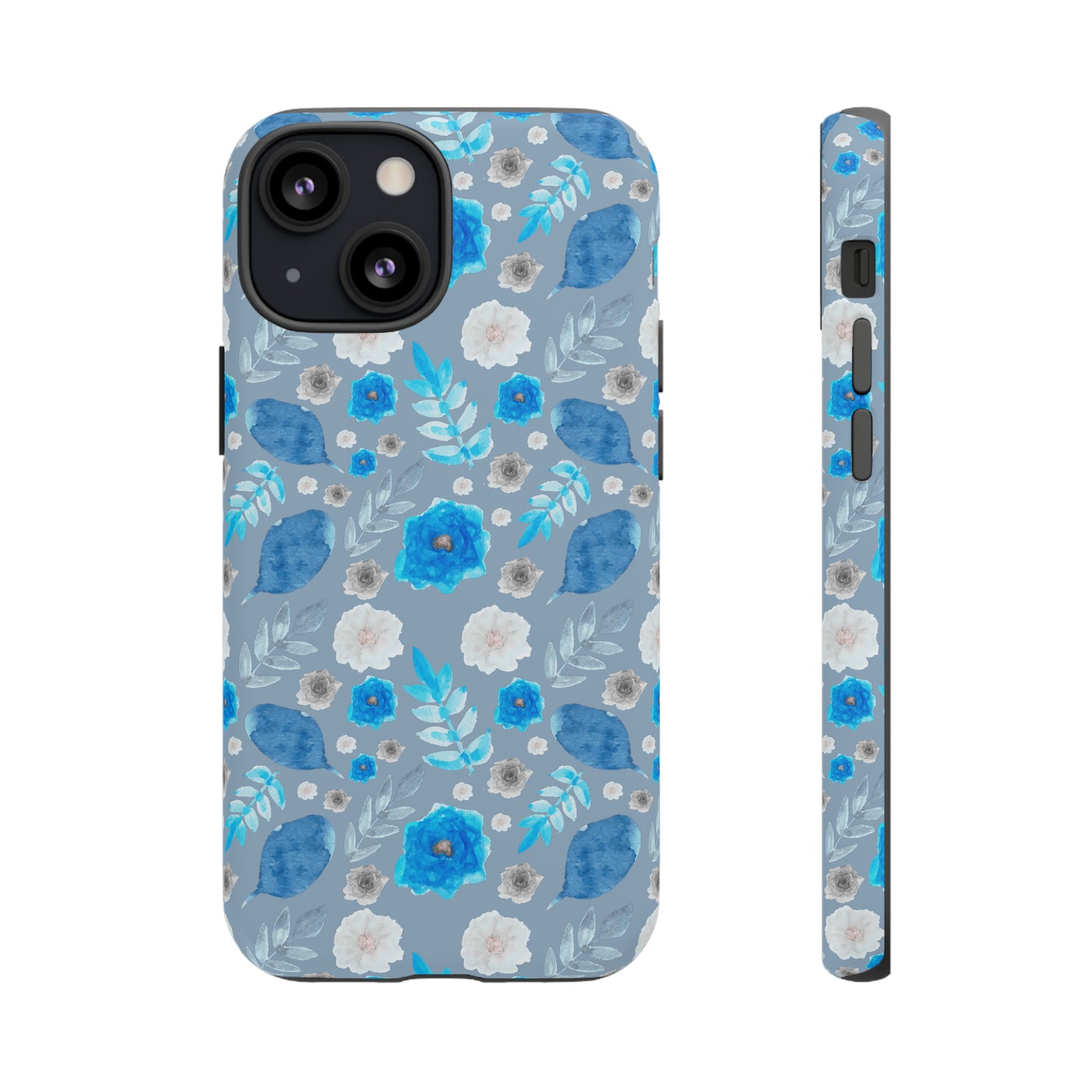 Blue Blooms-Tough Cases - MahaCase