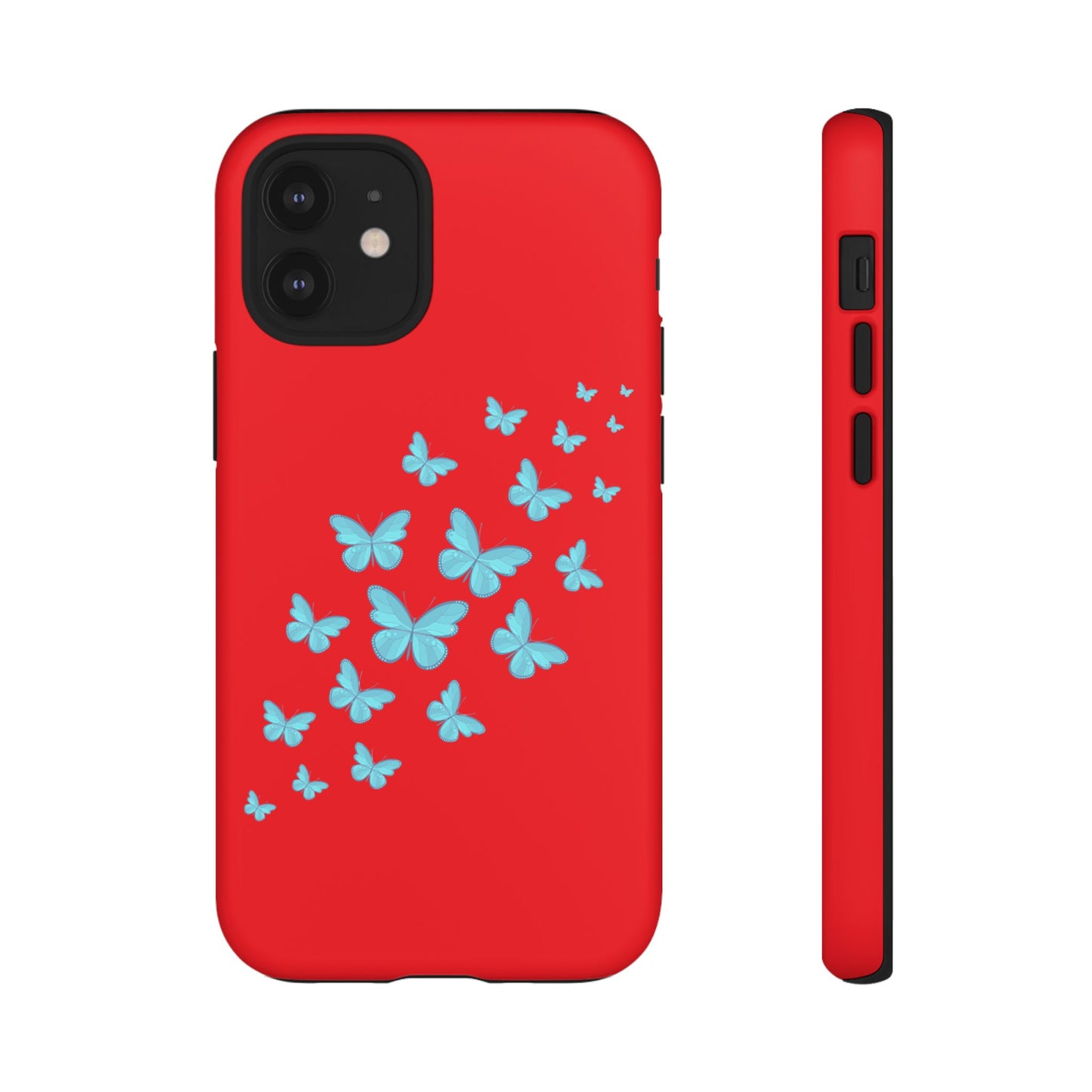 Butterflies in Red - Tough Cases iPhone Samsung Google Pixel - MahaCase