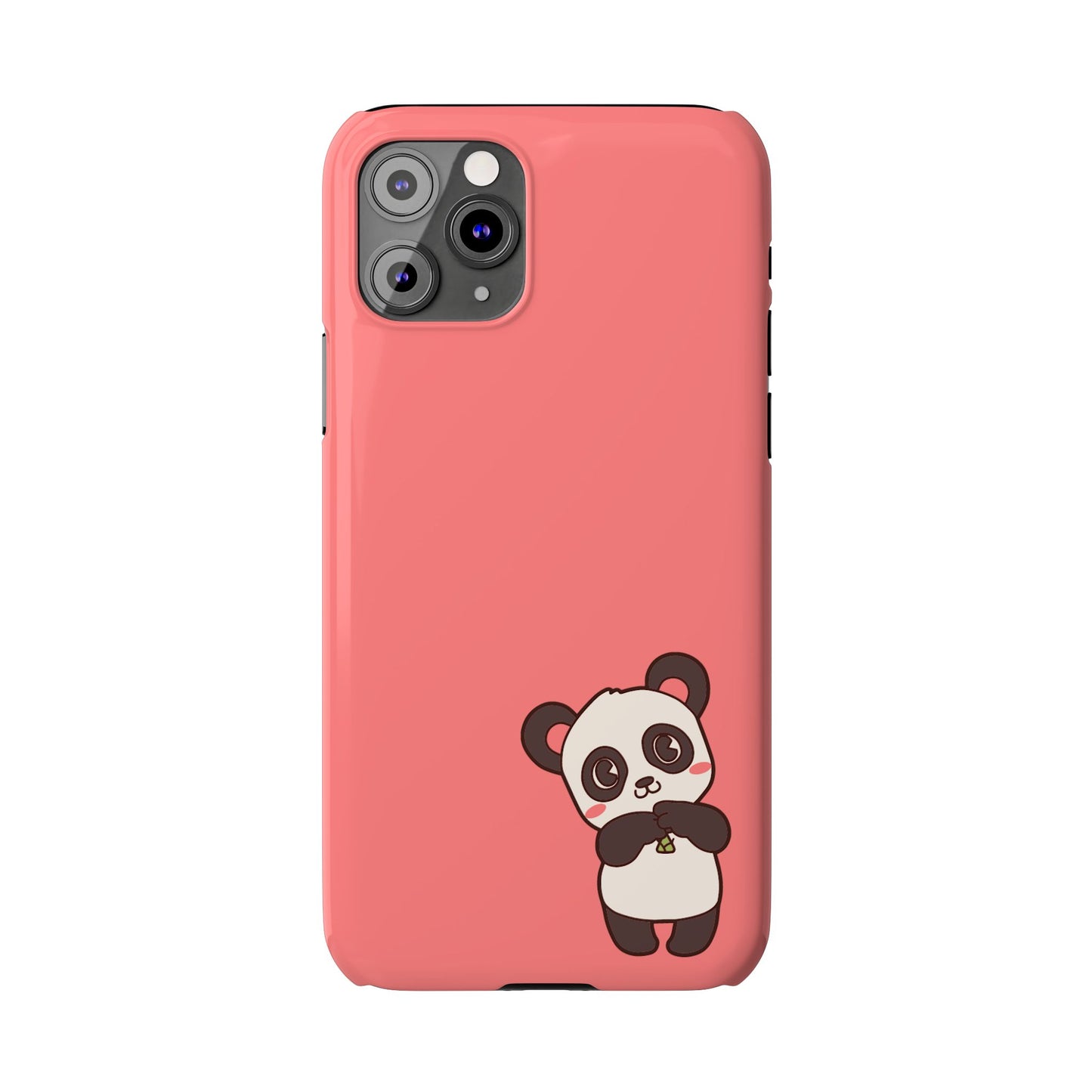 Cute Panda #36-Slim iPhone Cases - MahaCase