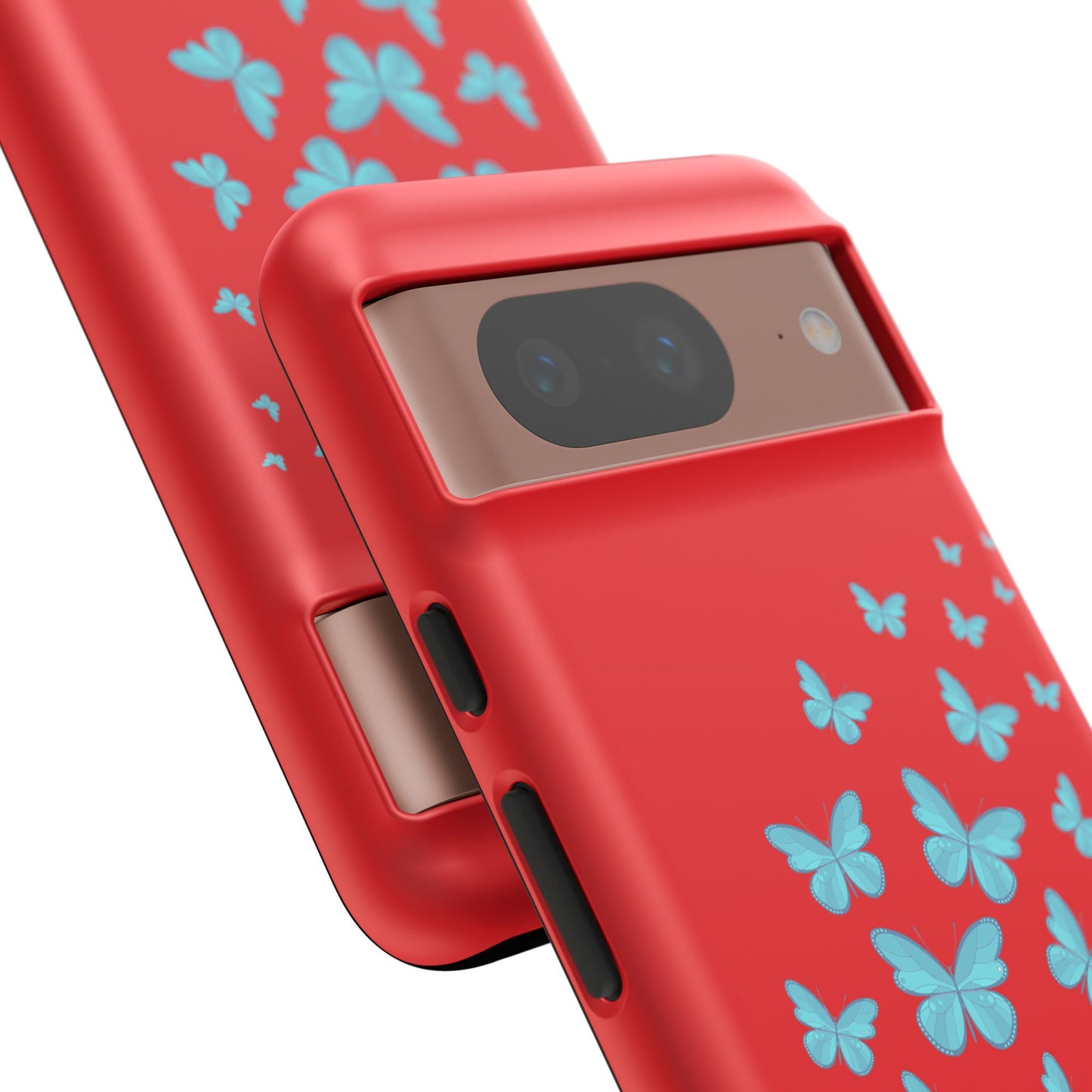 Butterflies in Red - Tough Cases iPhone Samsung Google Pixel - MahaCase