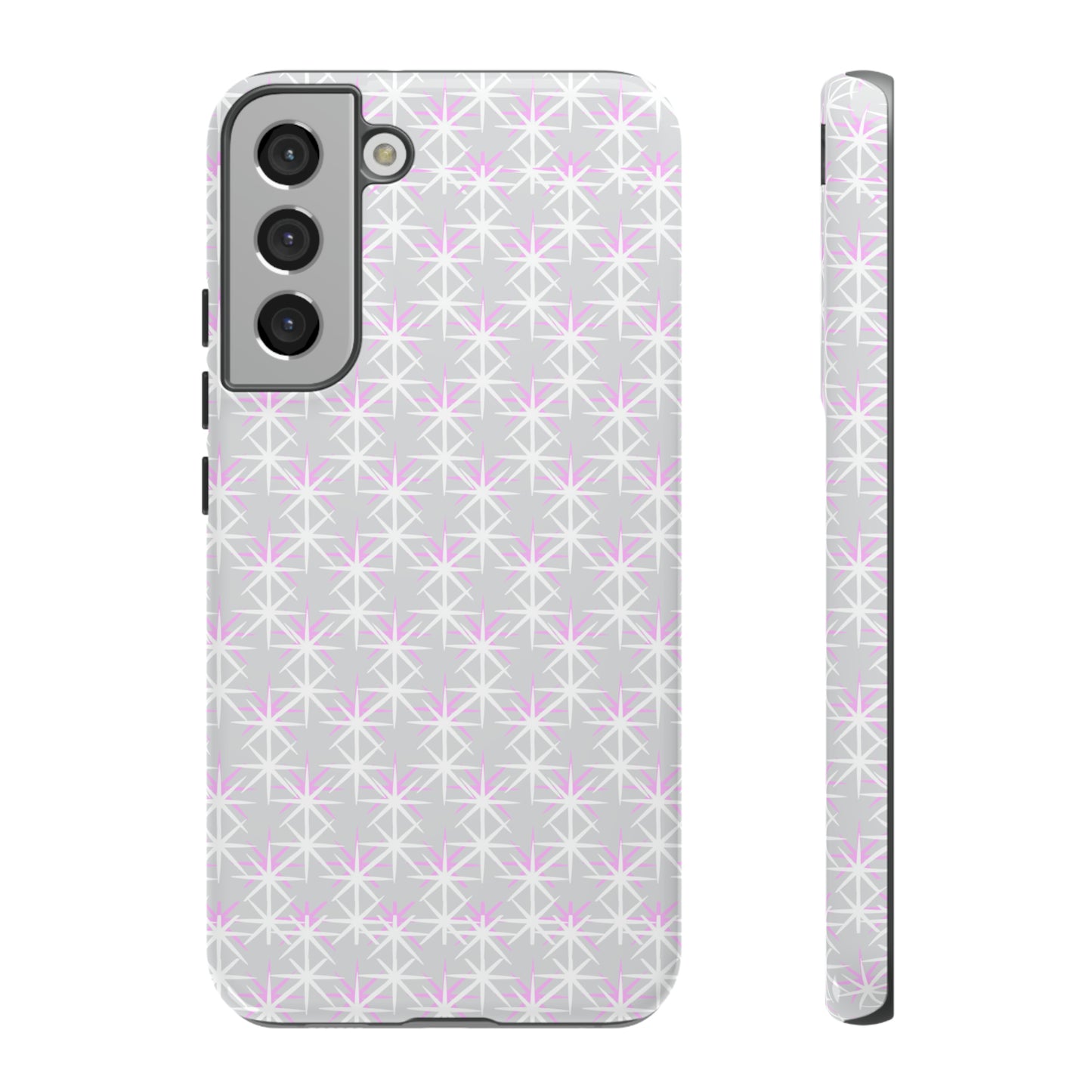 Grey Skies, Pink Stars-Tough Cases - MahaCase