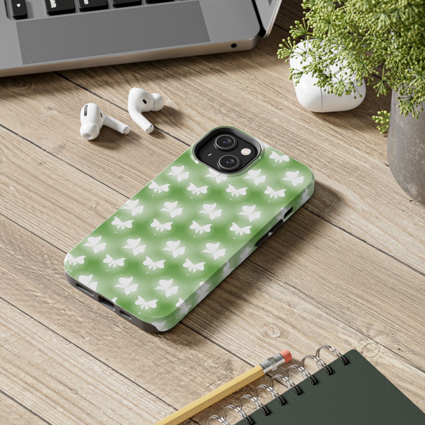 Nature-Inspired Tough Phone Case with Butterfly Design iPhone Samsung Galaxy - MahaCase