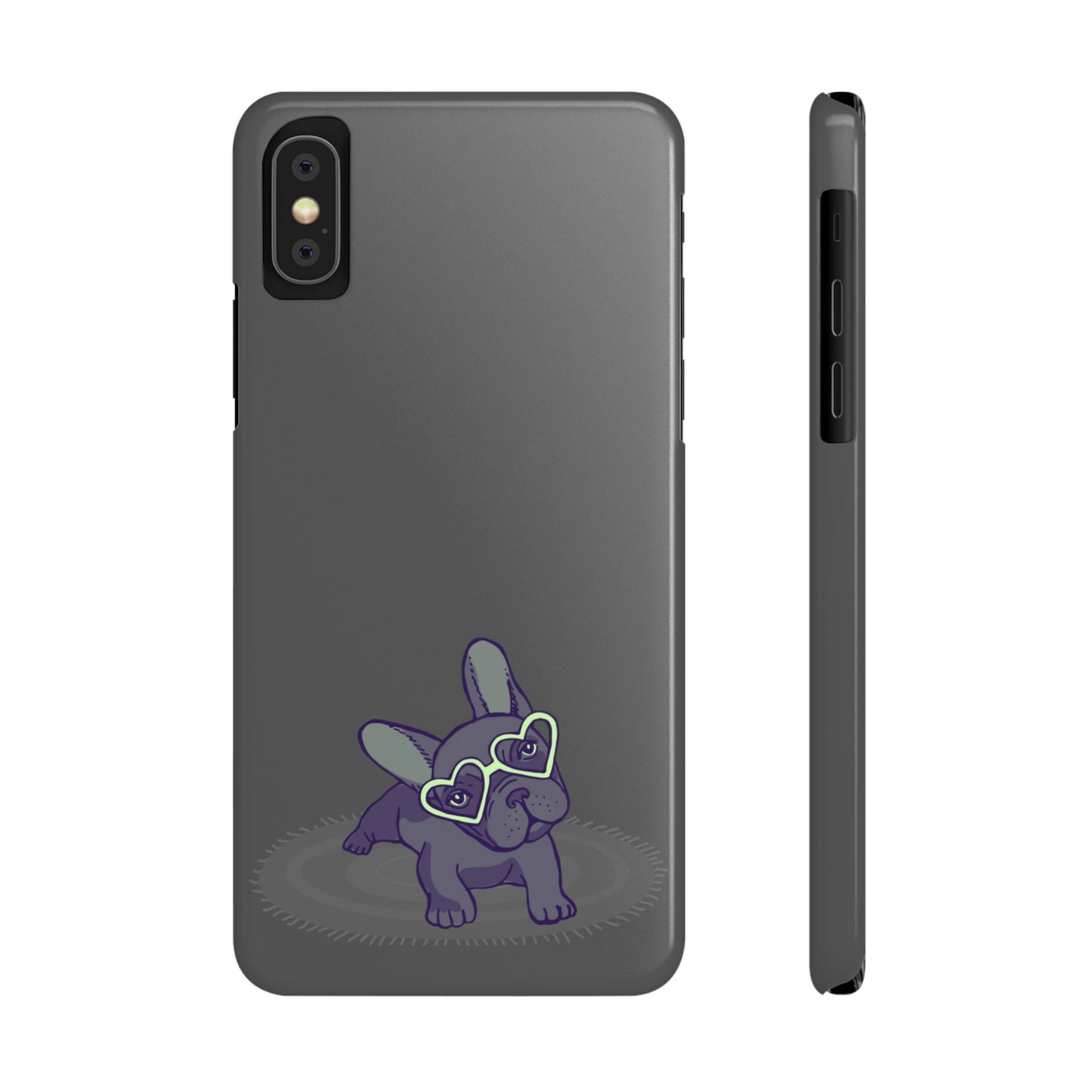 Bulldog Puppy Slim iPhone Cases - MahaCase