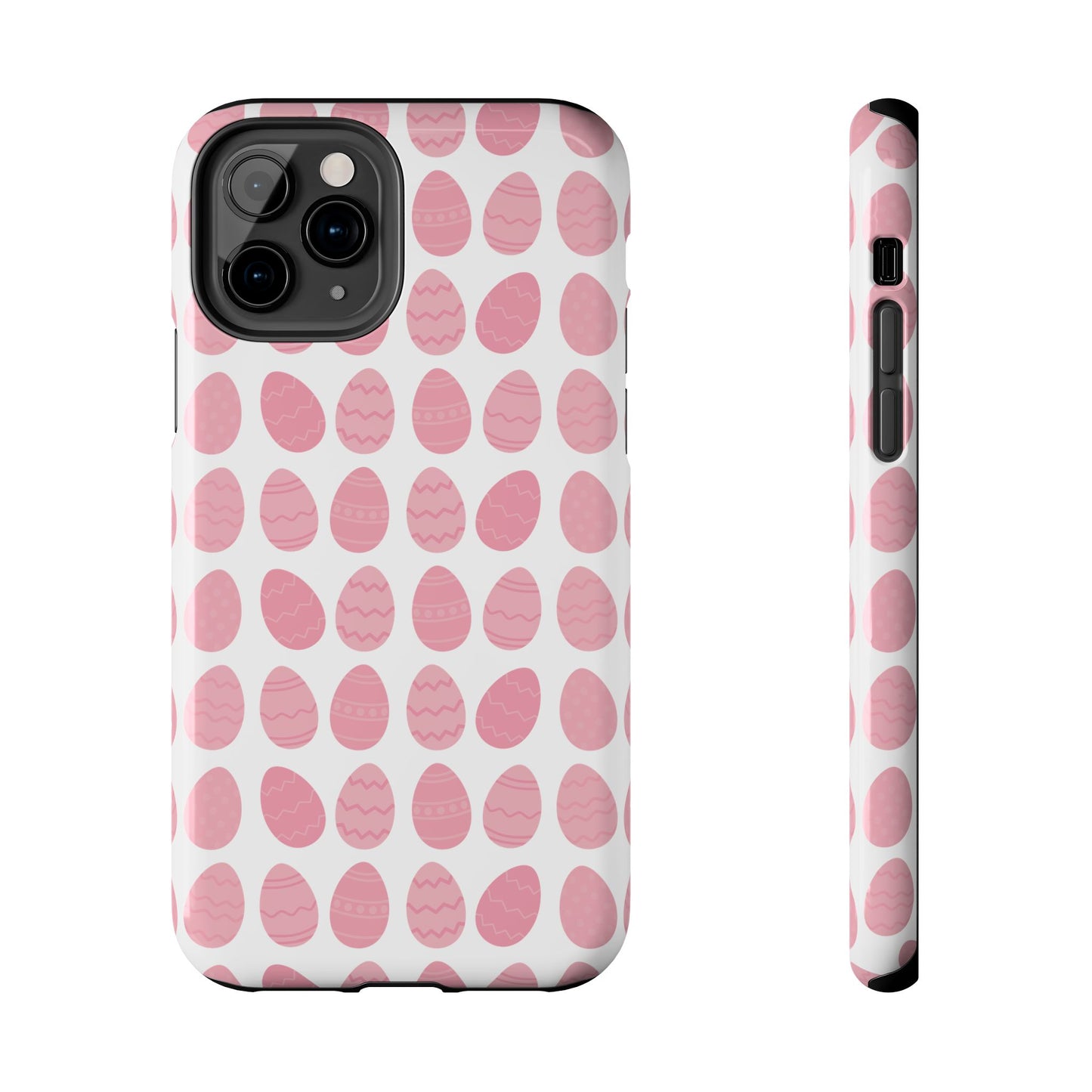 Pink Easter Egg Tough Phone Cases - Durable Protection for Spring Celebrations iPhone Samsung Galaxy - MahaCase
