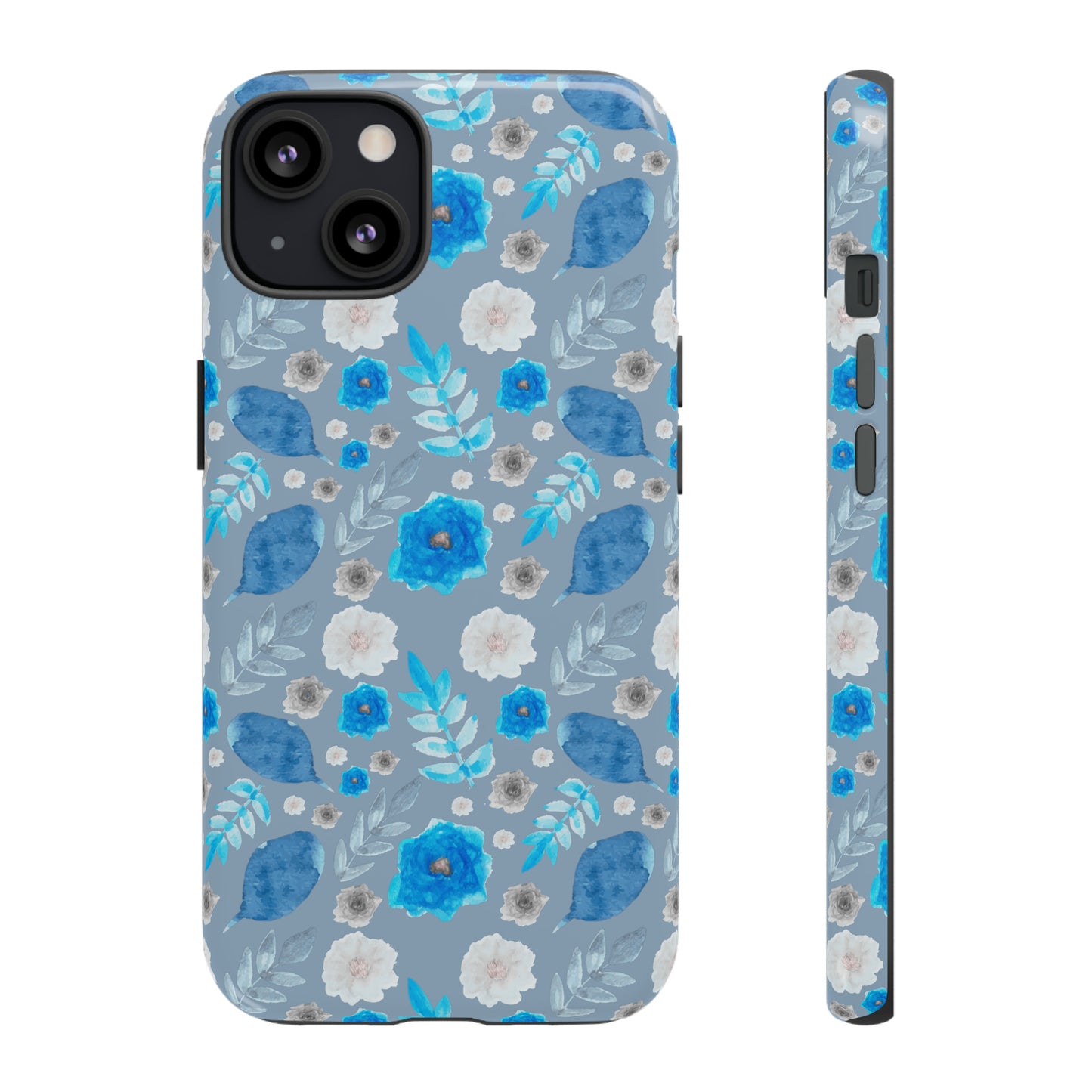 Blue Blooms-Tough Cases - MahaCase