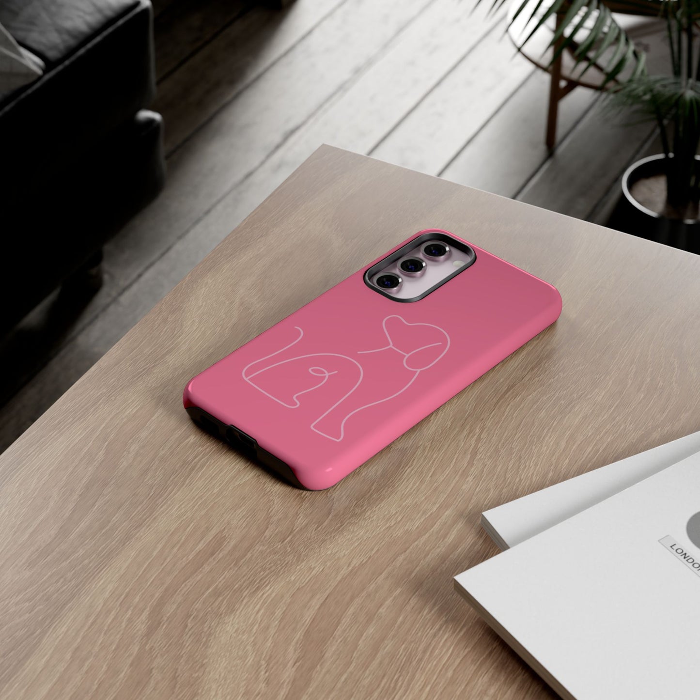 Pink Pup #10-Tough Cases iPhone Samsung Google Pixel - MahaCase