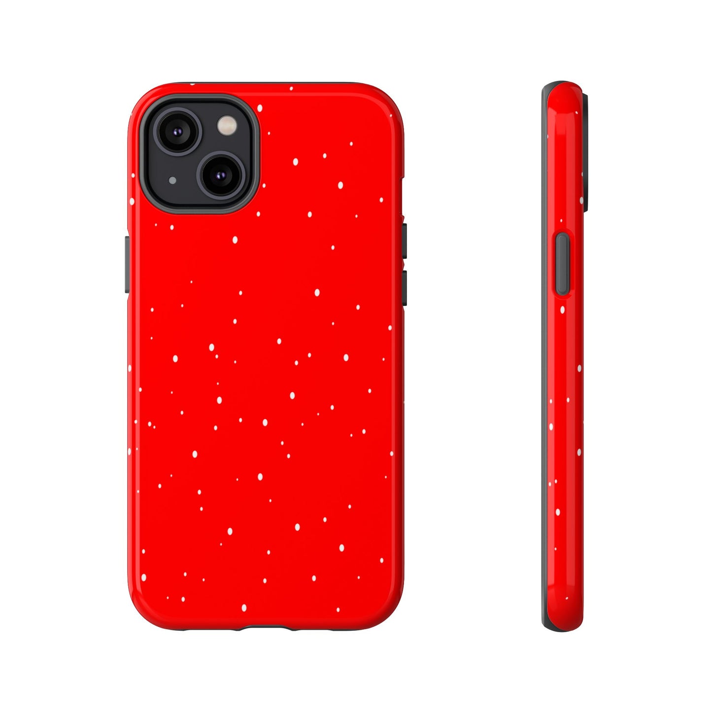 Snowy Red - Tough Cases iPhone Samsung Google Pixel - MahaCase