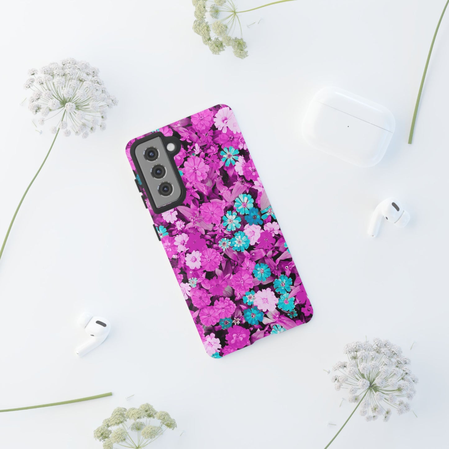 Lucid Flowers #22-Tough Cases iPhone Samsung Google Pixel - MahaCase
