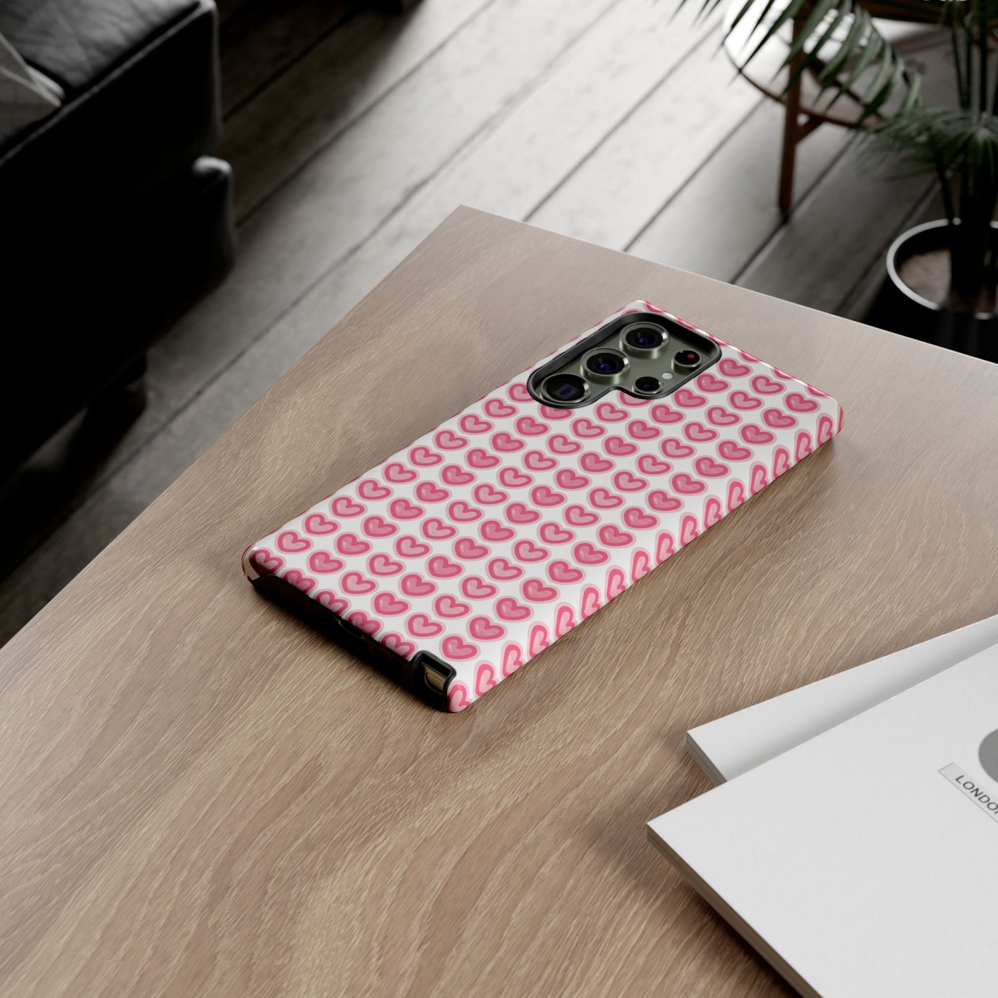 Hearts Pattern - Tough Cases iPhone Samsung Google Pixel - MahaCase