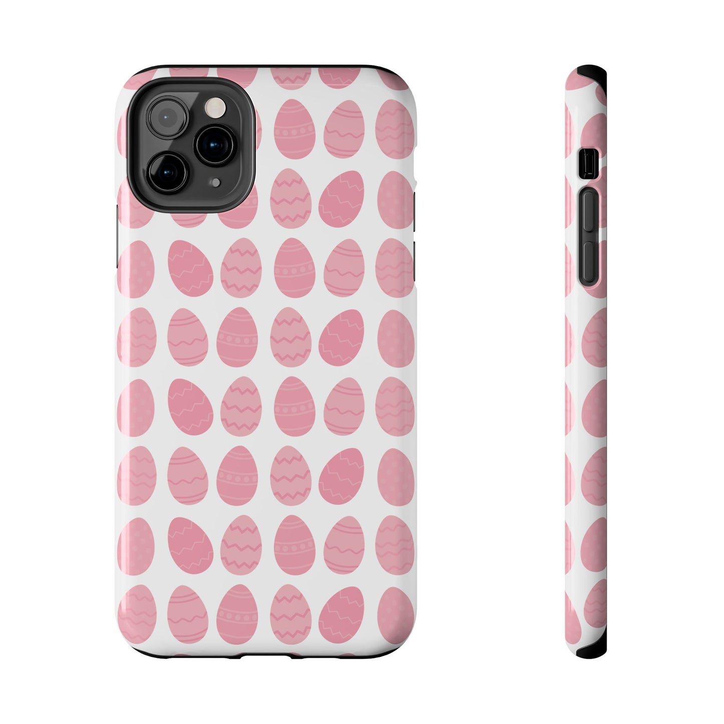 Pink Easter Egg Tough Phone Cases - Durable Protection for Spring Celebrations iPhone Samsung Galaxy - MahaCase