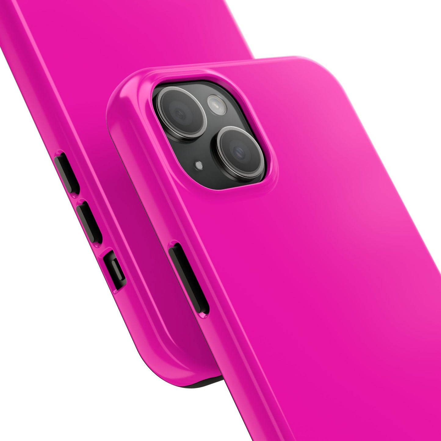 Simple Hot Pink-Tough Phone Cases - MahaCase