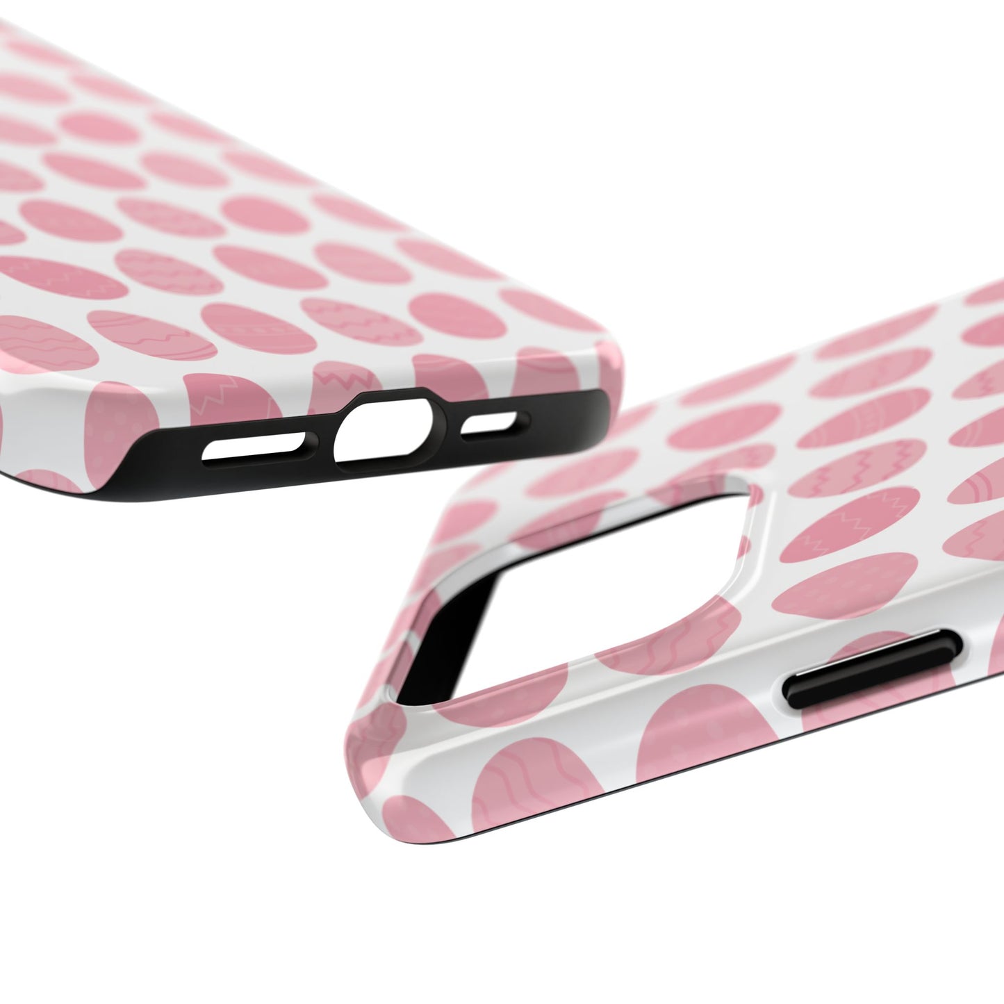 Pink Easter Egg Tough Phone Cases - Durable Protection for Spring Celebrations iPhone Samsung Galaxy - MahaCase