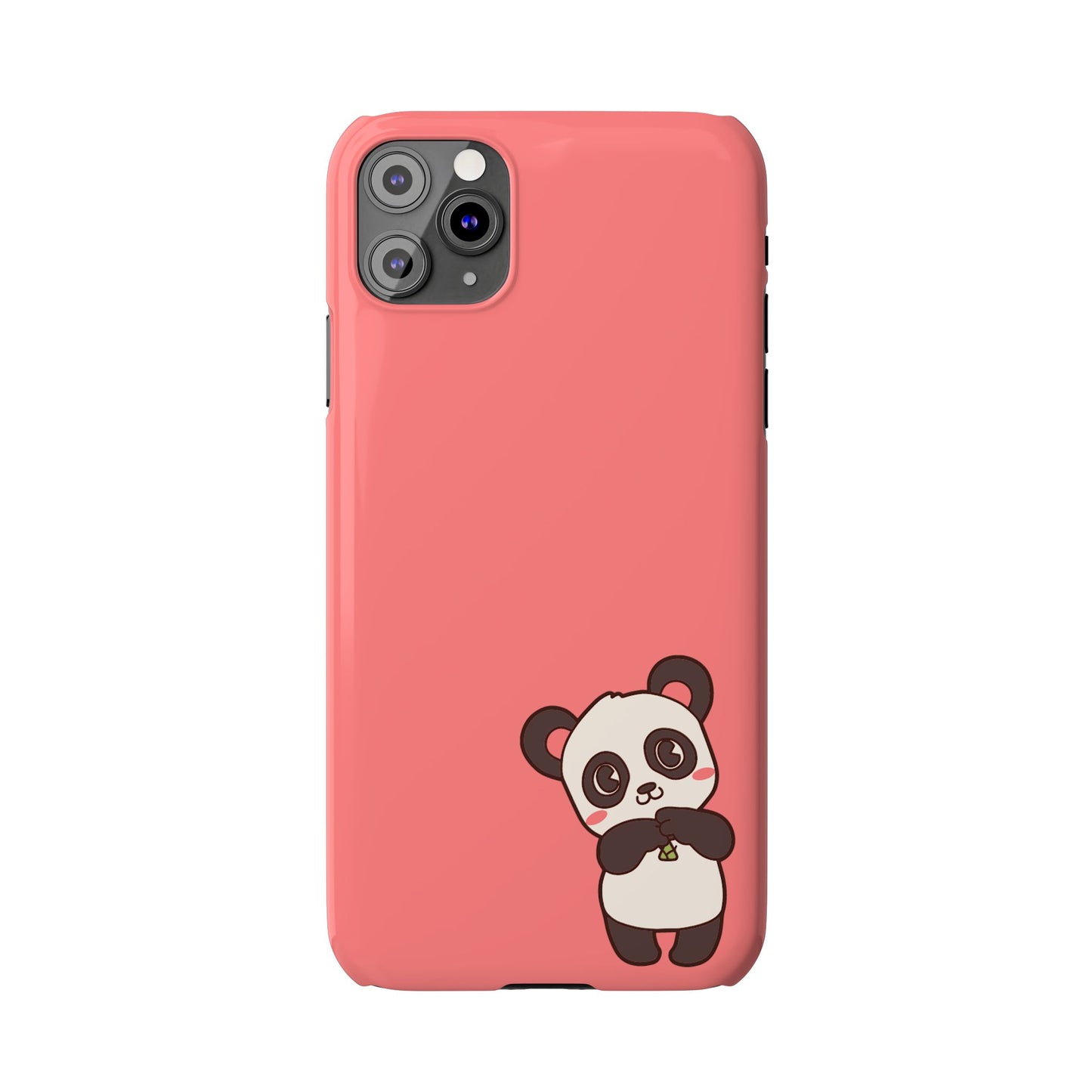 Cute Panda #36-Slim iPhone Cases - MahaCase