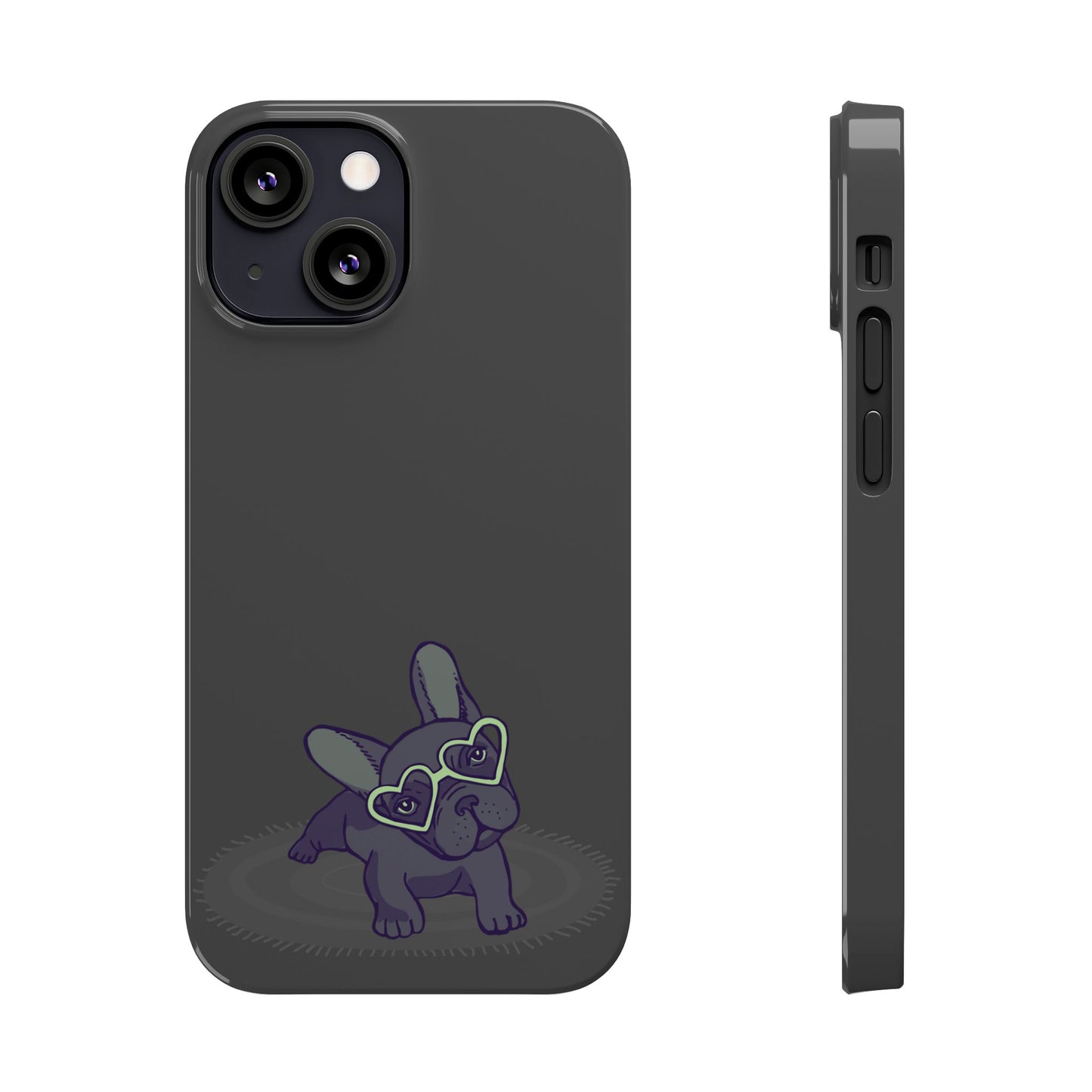 Bulldog Puppy Slim iPhone Cases - MahaCase