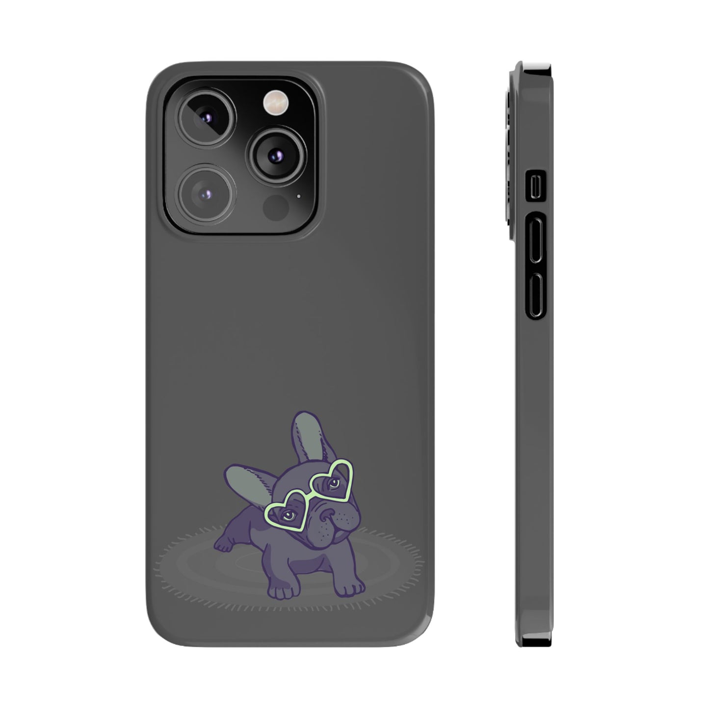 Bulldog Puppy Slim iPhone Cases - MahaCase