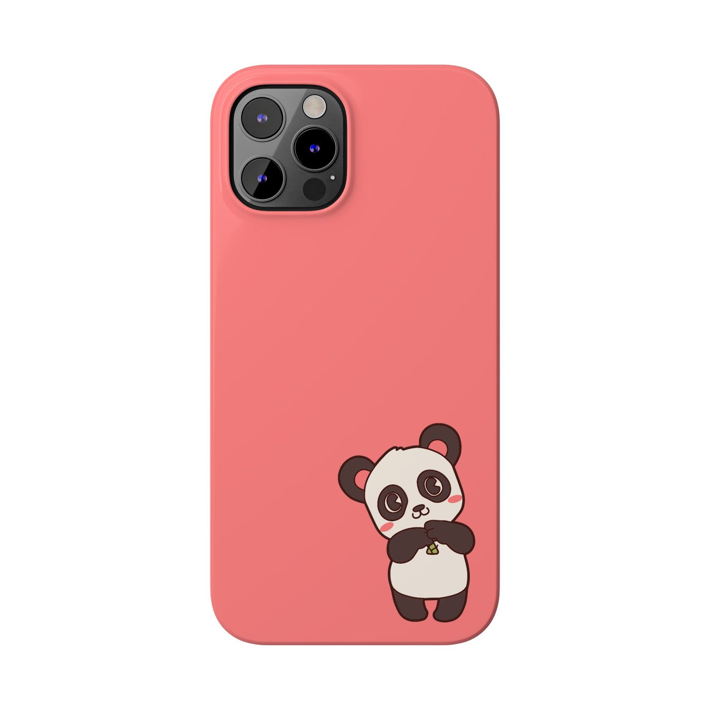 Cute Panda #36-Slim iPhone Cases - MahaCase