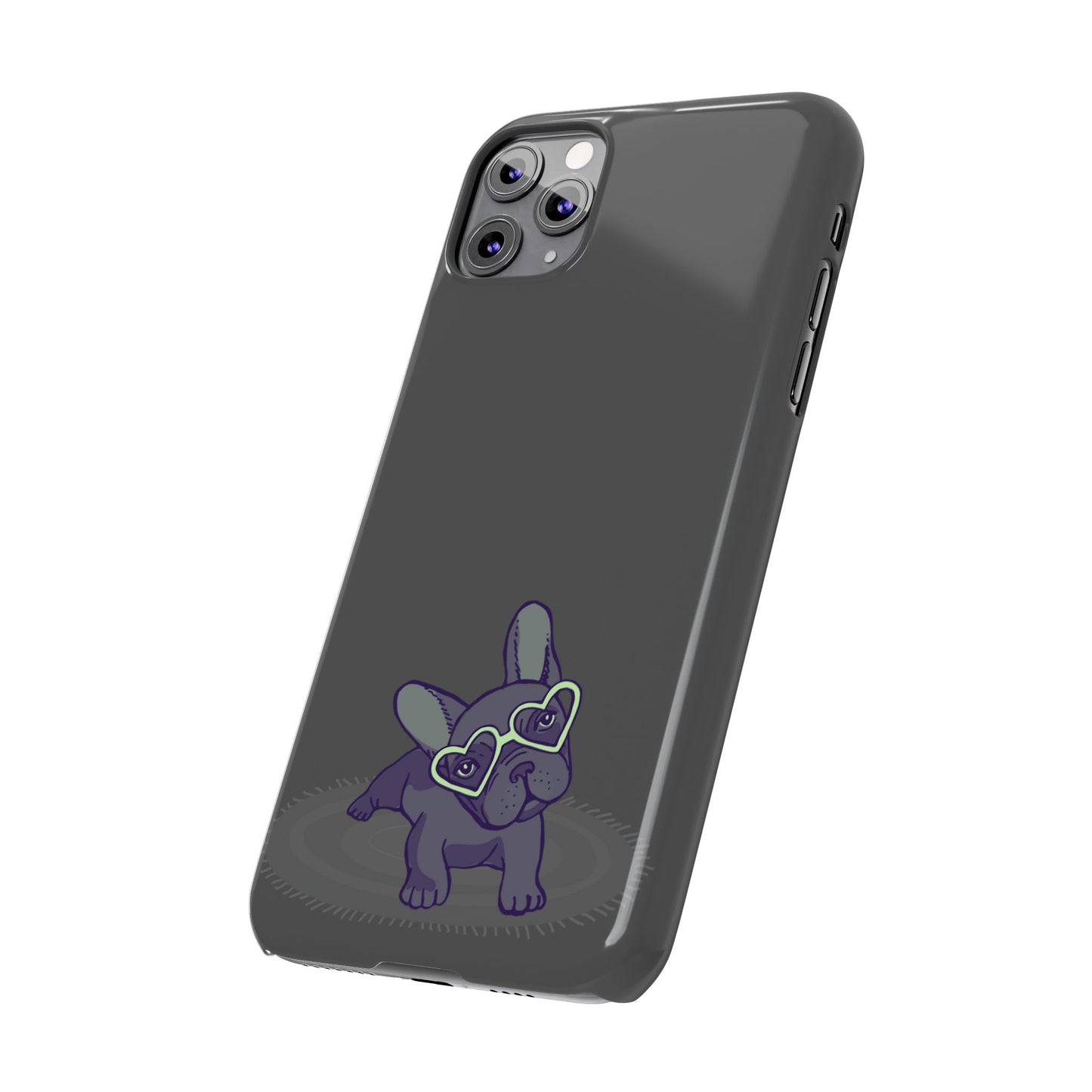 Bulldog Puppy Slim iPhone Cases - MahaCase