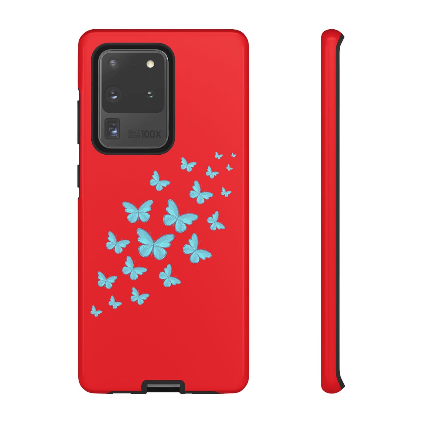 Butterflies in Red - Tough Cases iPhone Samsung Google Pixel - MahaCase
