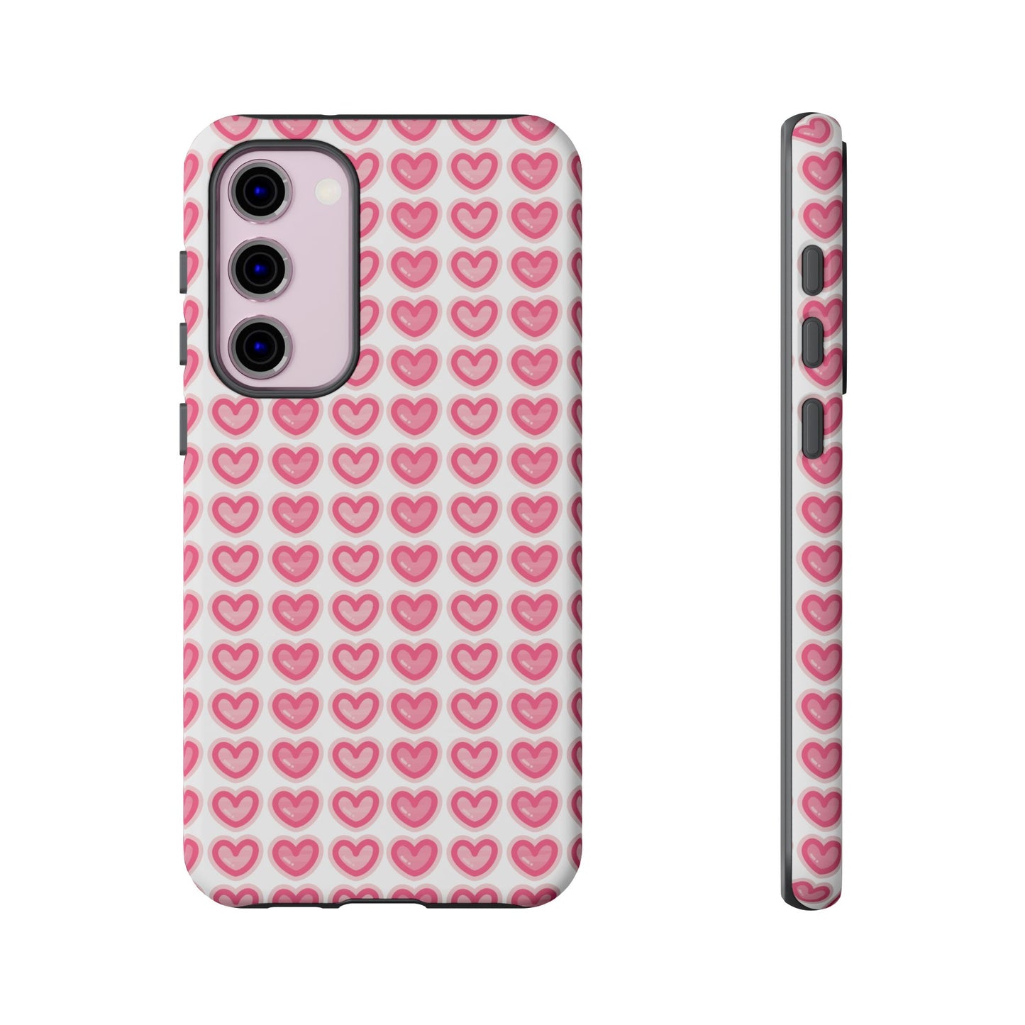 Hearts Pattern - Tough Cases iPhone Samsung Google Pixel - MahaCase