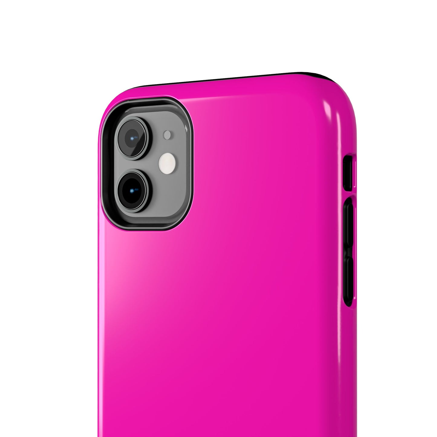 Simple Hot Pink-Tough Phone Cases - MahaCase