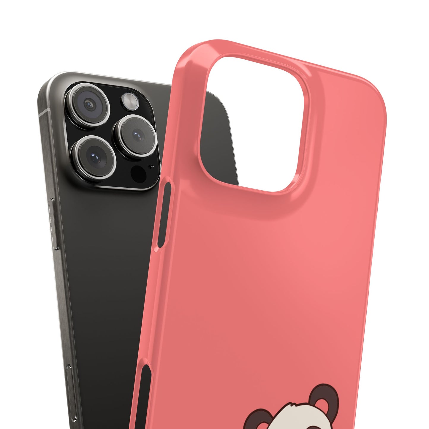 Cute Panda #36-Slim iPhone Cases - MahaCase
