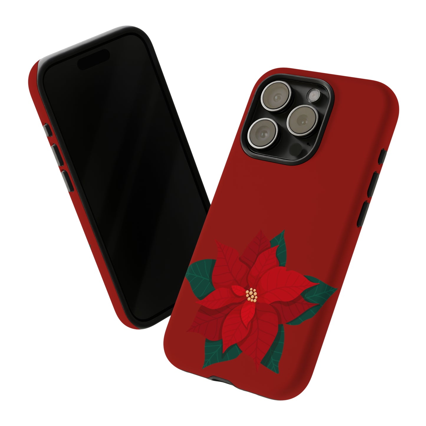 Poinsettia Charm #12-Tough Cases - MahaCase
