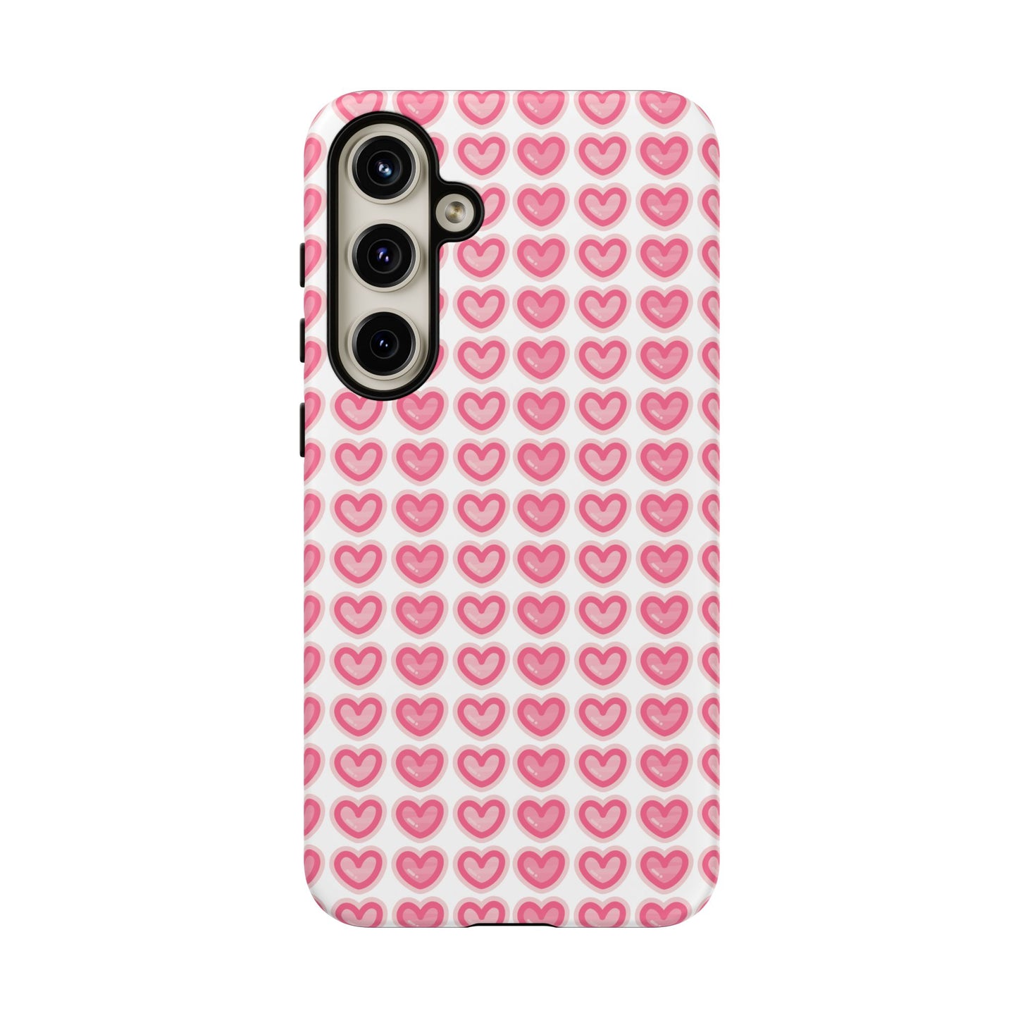 Hearts Pattern - Tough Cases iPhone Samsung Google Pixel - MahaCase