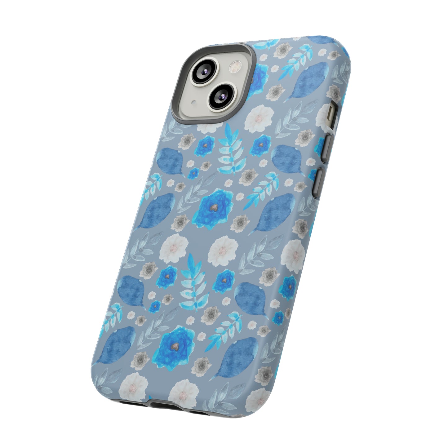 Blue Blooms-Tough Cases - MahaCase