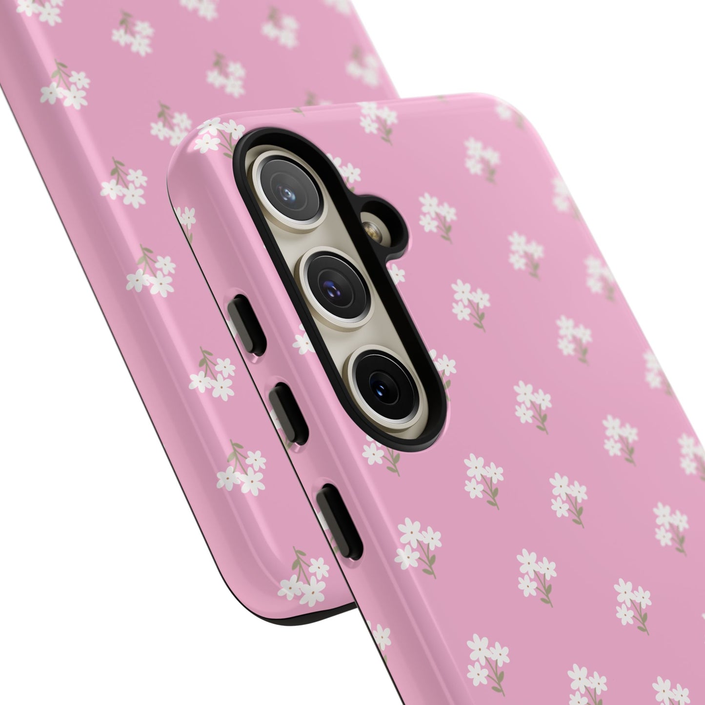 Floral Tough Phone Case - Pink Blossom Design - iPhone Samsung Galaxy Google Pixel - MahaCase