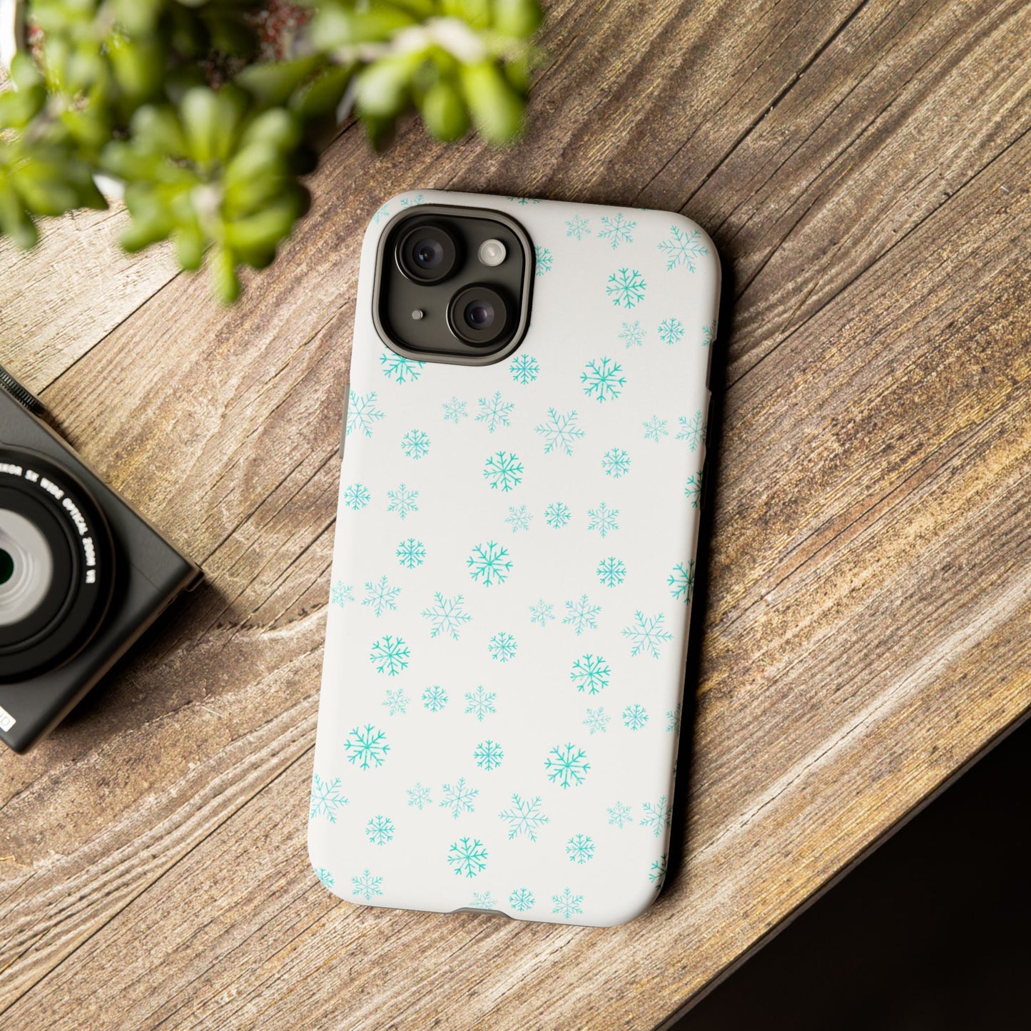 Snowy Blue #12 - Tough Cases iPhone Samsung Google Pixel - MahaCase