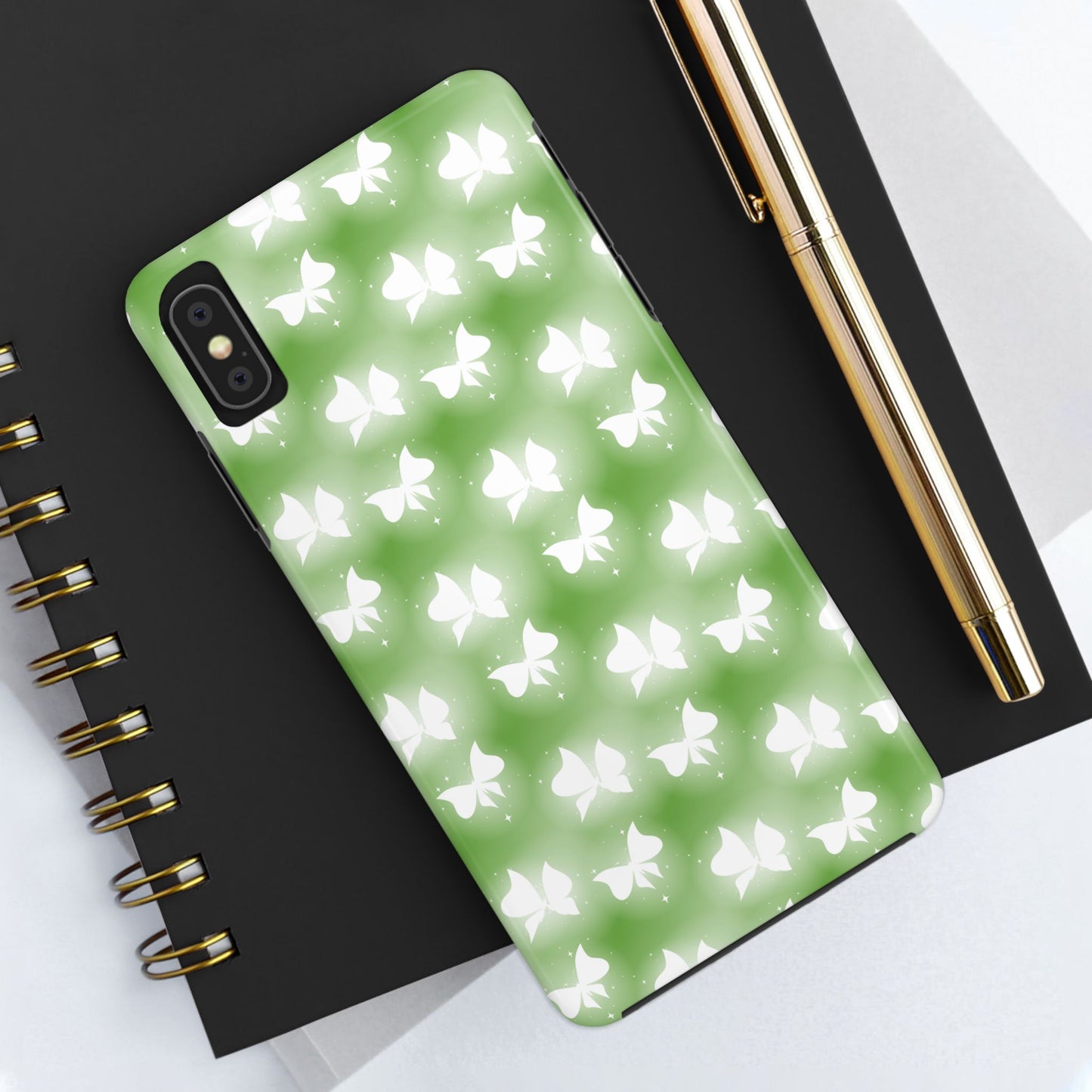 Nature-Inspired Tough Phone Case with Butterfly Design iPhone Samsung Galaxy - MahaCase