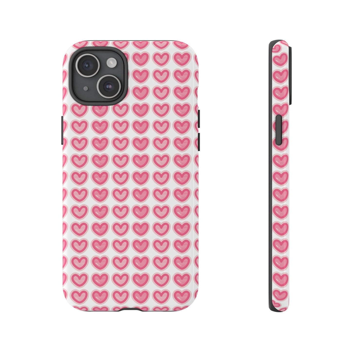 Hearts Pattern - Tough Cases iPhone Samsung Google Pixel - MahaCase