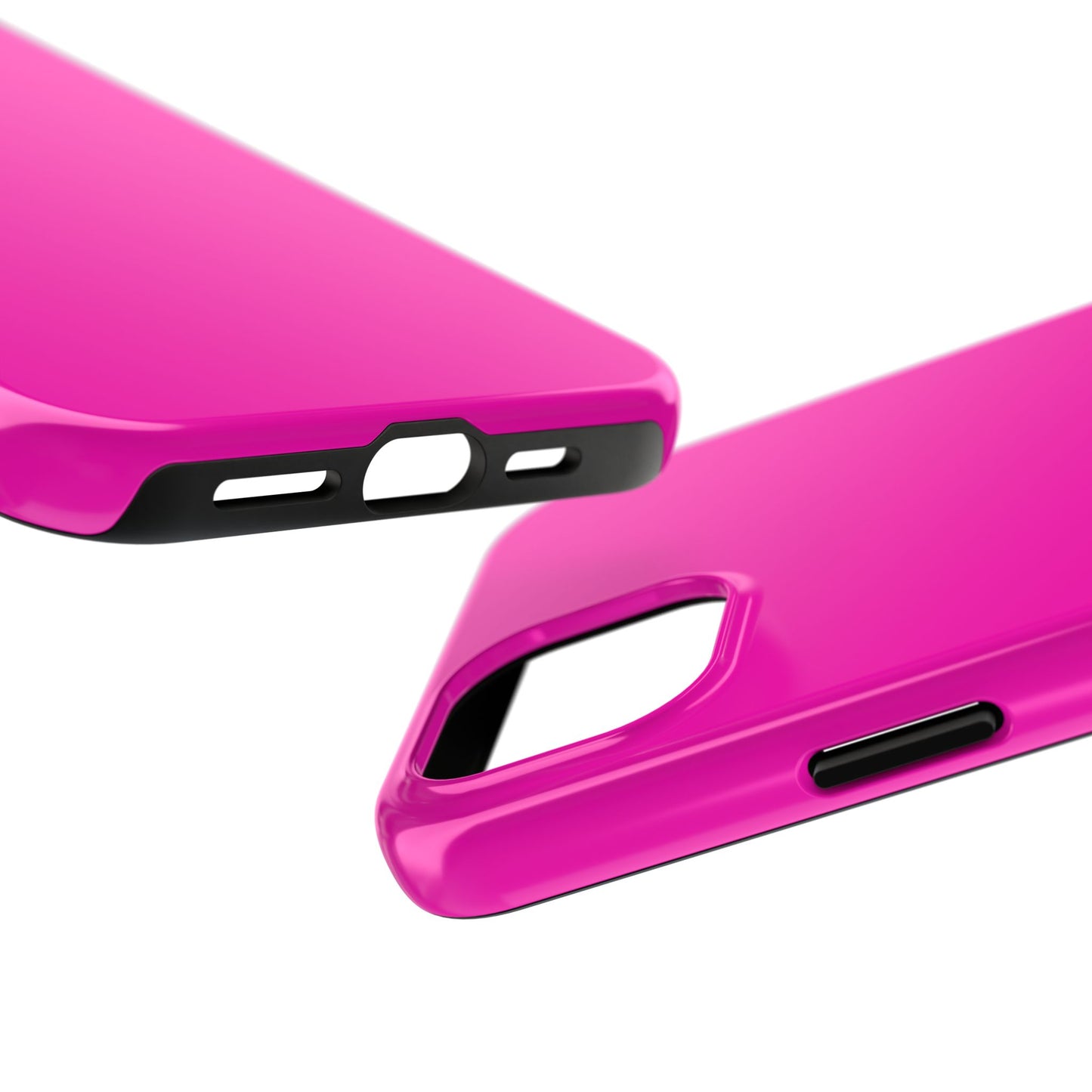 Simple Hot Pink-Tough Phone Cases - MahaCase