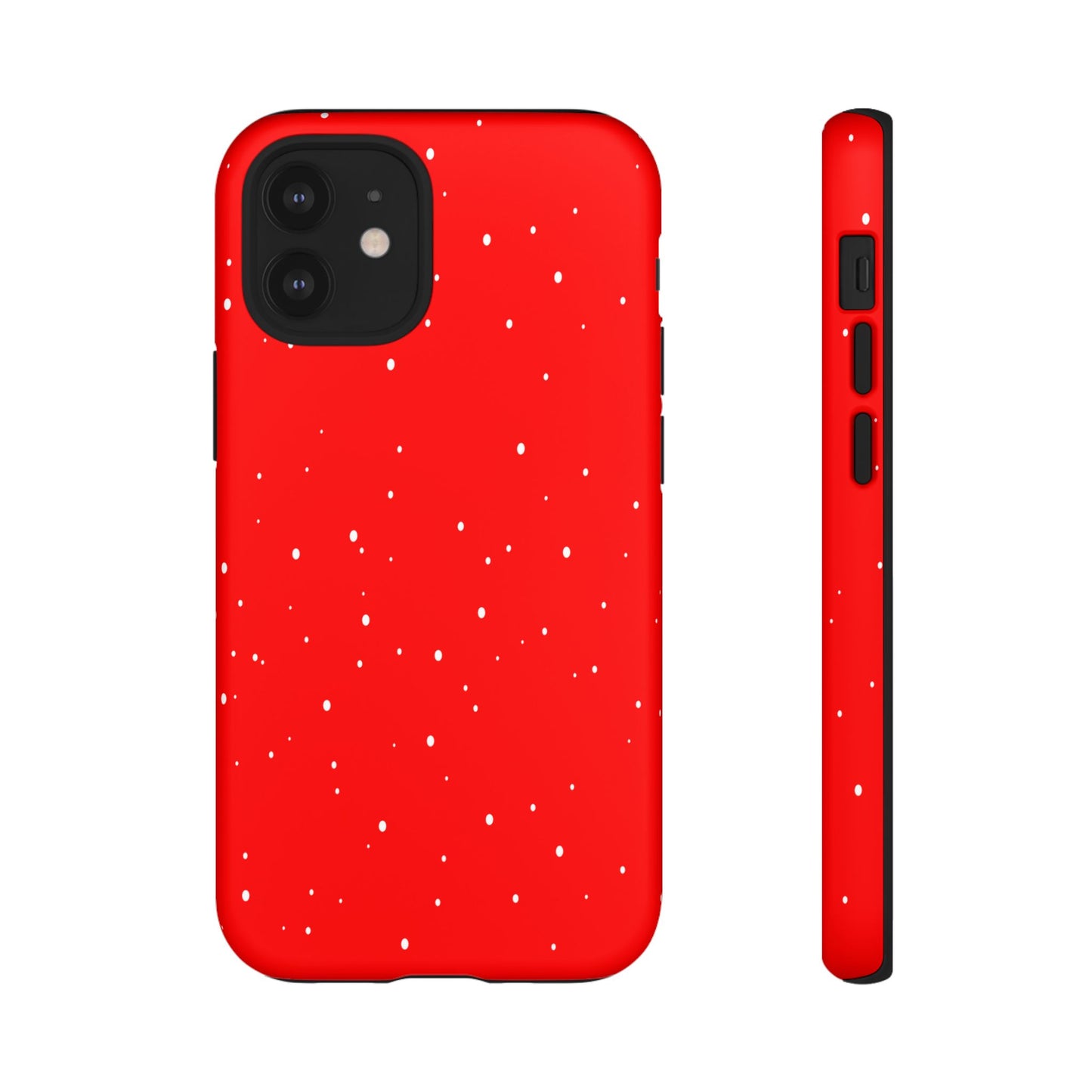 Snowy Red - Tough Cases iPhone Samsung Google Pixel - MahaCase