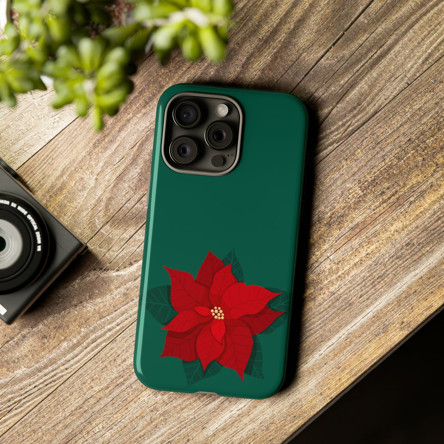 Poinsettia Charm #10-Tough Cases - MahaCase