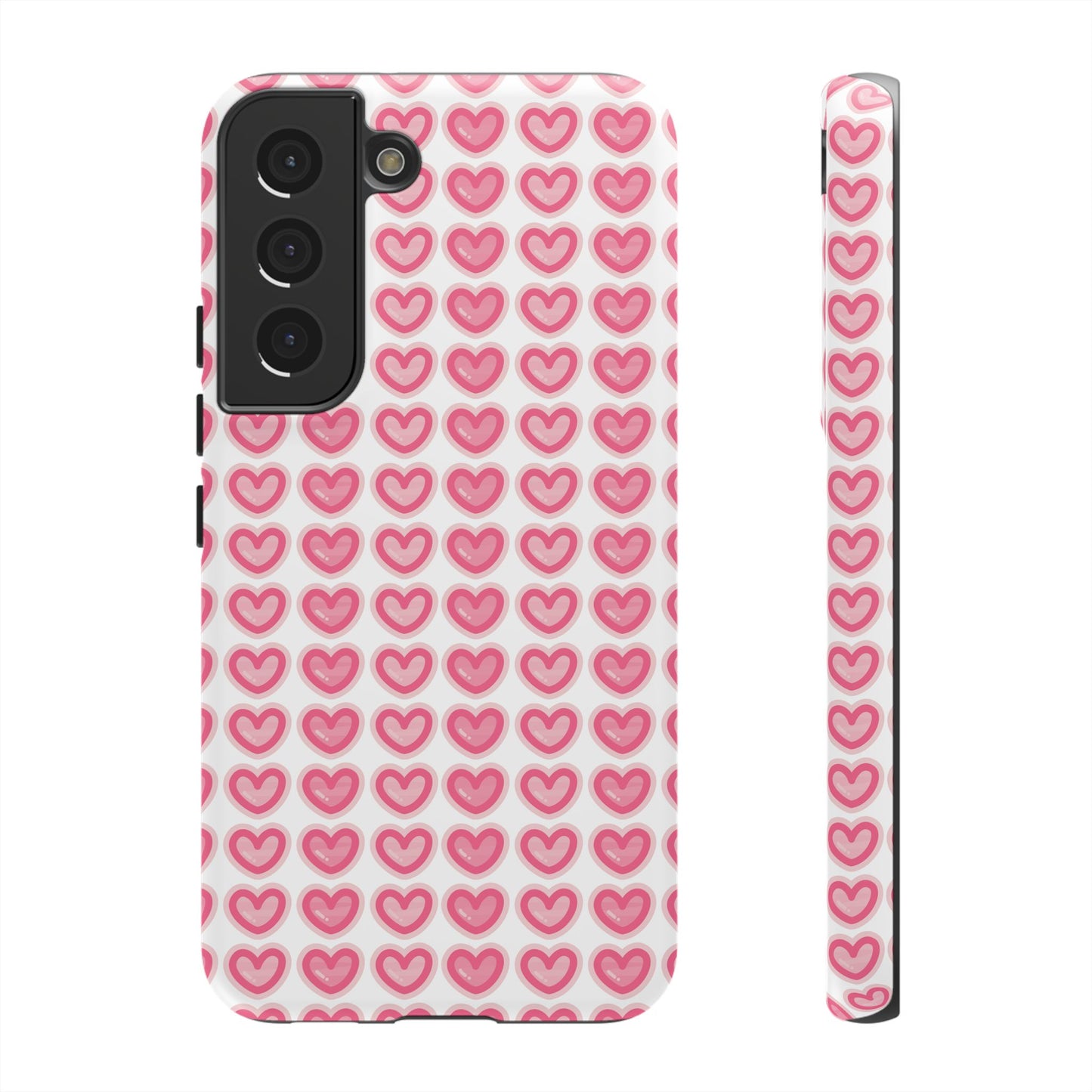Hearts Pattern - Tough Cases iPhone Samsung Google Pixel - MahaCase