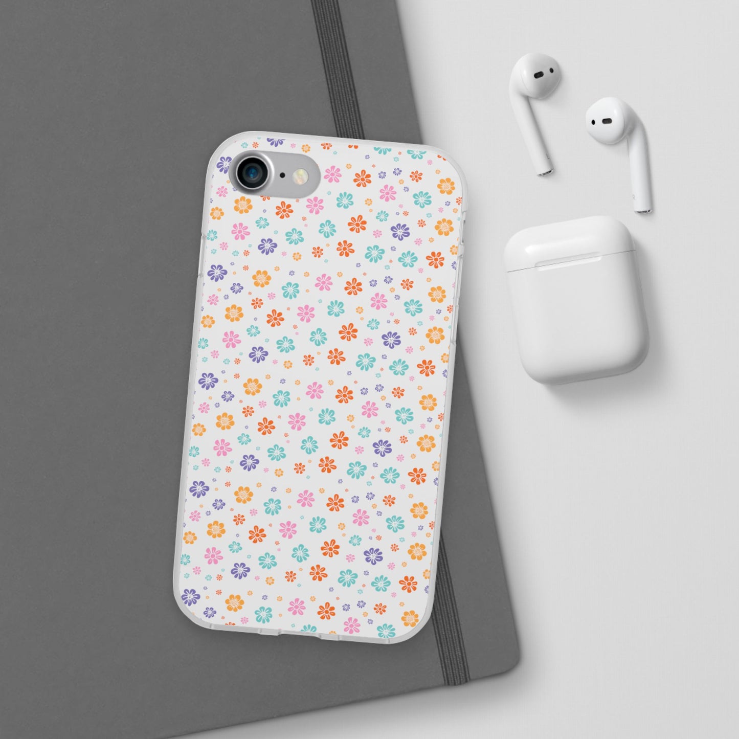 Colorful Spring Floral Flexi Case - Stylish Phone Protection - iPhone Samsung with Gift Packaging - MahaCase