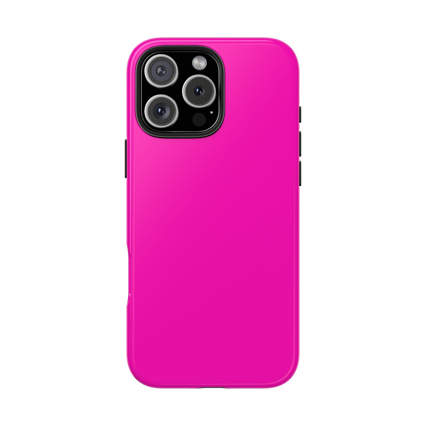 Simple Hot Pink-Tough Phone Cases - MahaCase